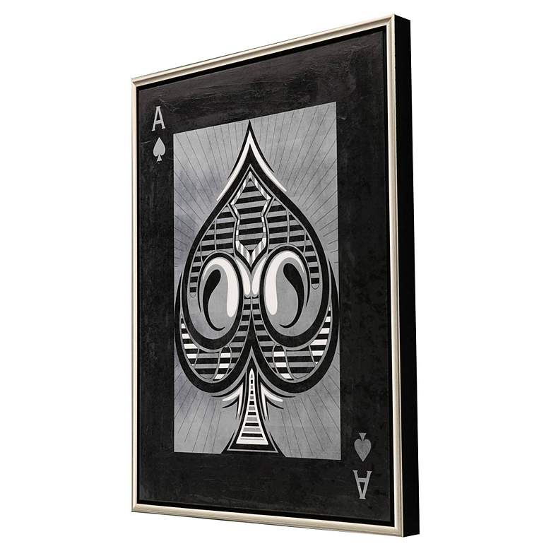 Image 3 Ace 42" High Rectangular Giclee Framed Canvas Wall Art more views