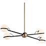 Ace 49 1/2" W Bronze and Brushed Brass Pendant Light