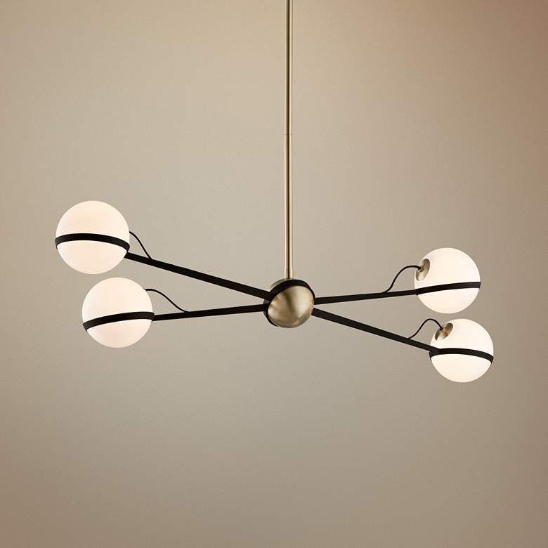 Ace 49 1/2&quot; W Bronze and Brushed Brass Pendant Light
