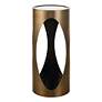 2_Achilles 24" High Brushed Brass Drink Table