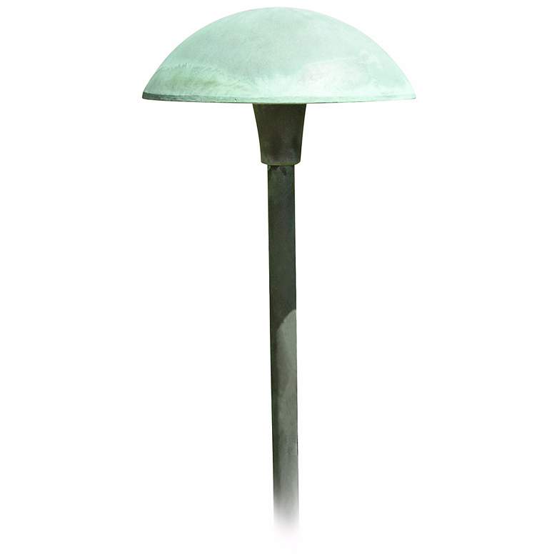 Image 1 Acid Verde Mushroom Hat Low Voltage Landscape Light
