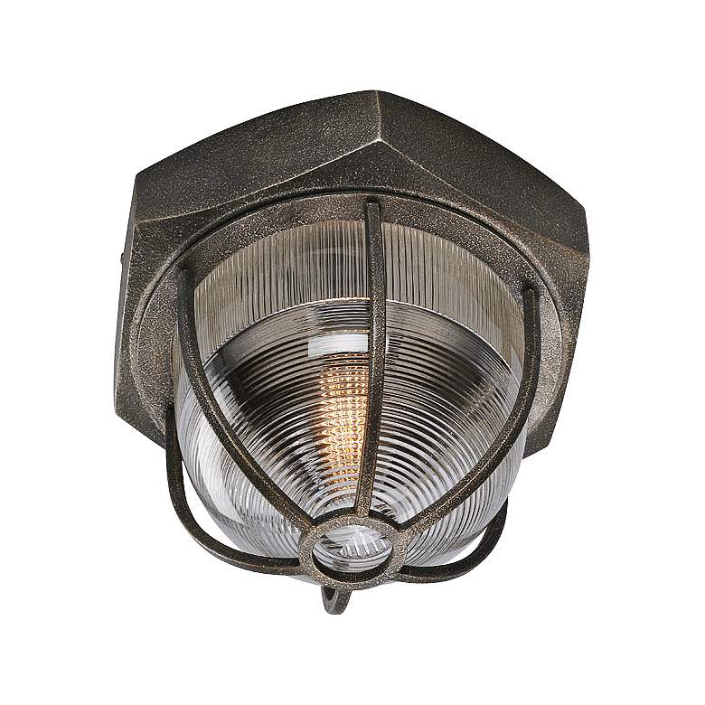 Image 1 Acme 12 1/2 inch Wide Aged Silver Ceiling Light