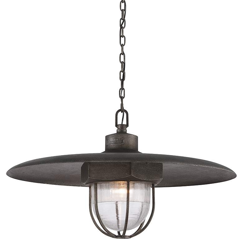 Image 2 Acme 32" Wide Aged Silver Pendant Light