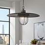 Acme 32" Wide Aged Silver Pendant Light