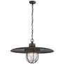 Acme 32" Wide Aged Silver Pendant Light