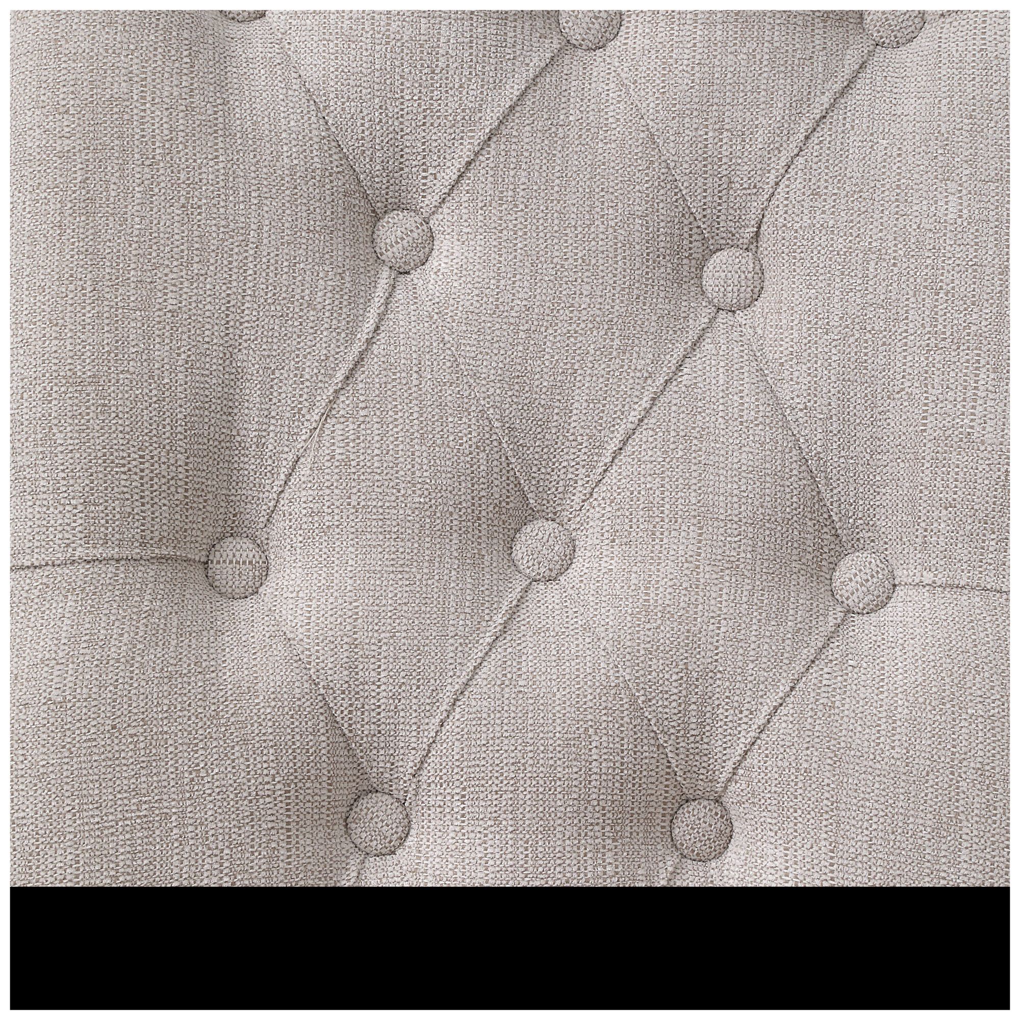 Image 5 Acme Furniture Yabeina Linen Button Tufted Side Chairs (Set of 2) more views