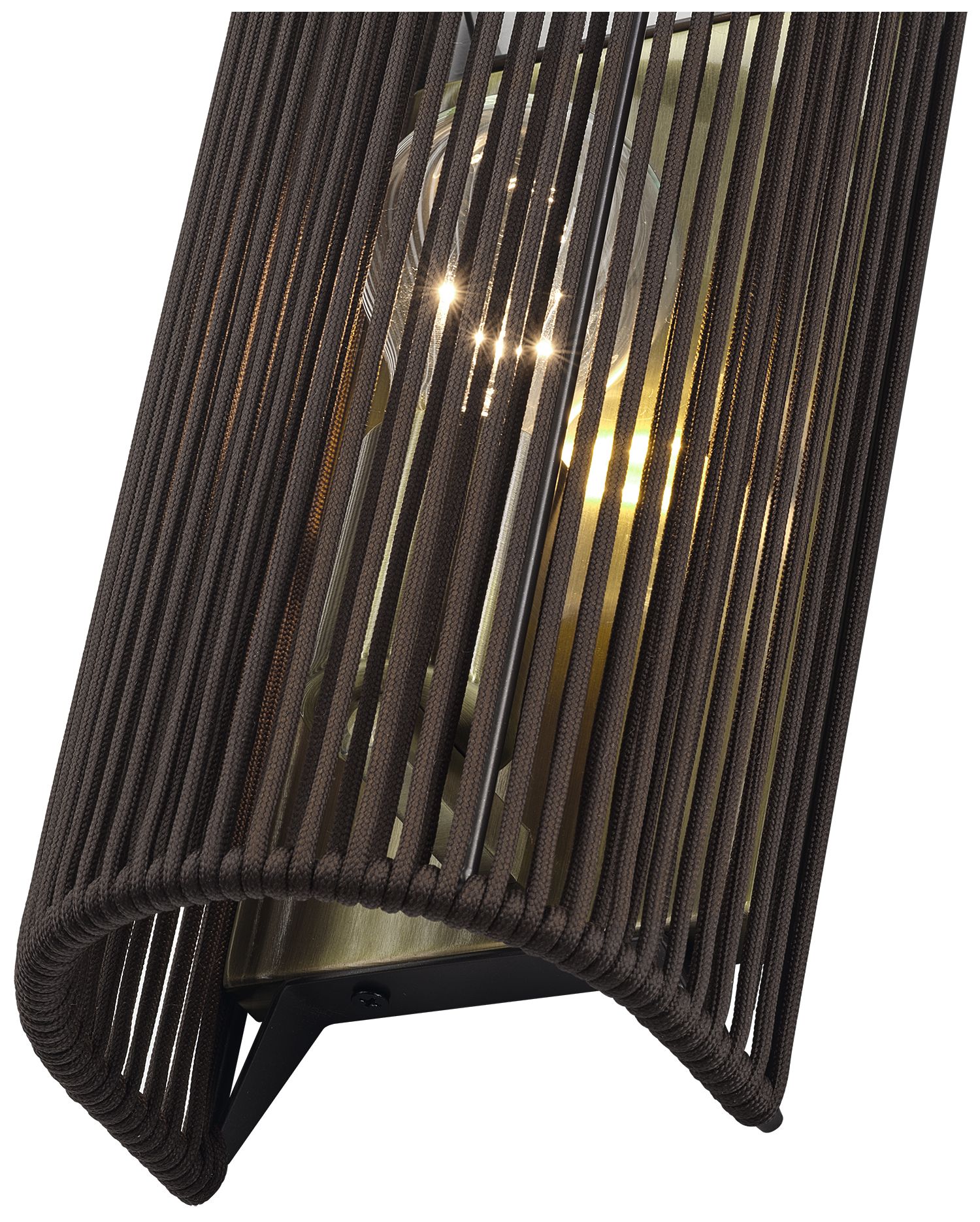 Image 7 Acordia 1 Light Antique Brass ADA Sconce more views