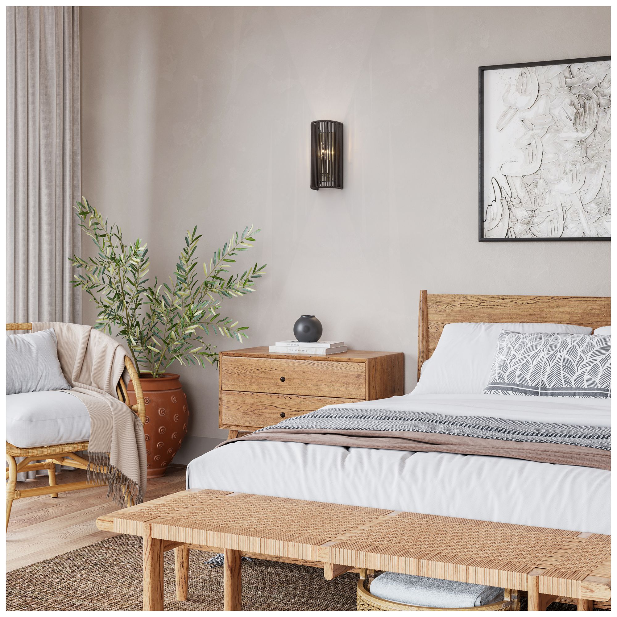 Acordia 1 Light Antique Brass ADA Sconce