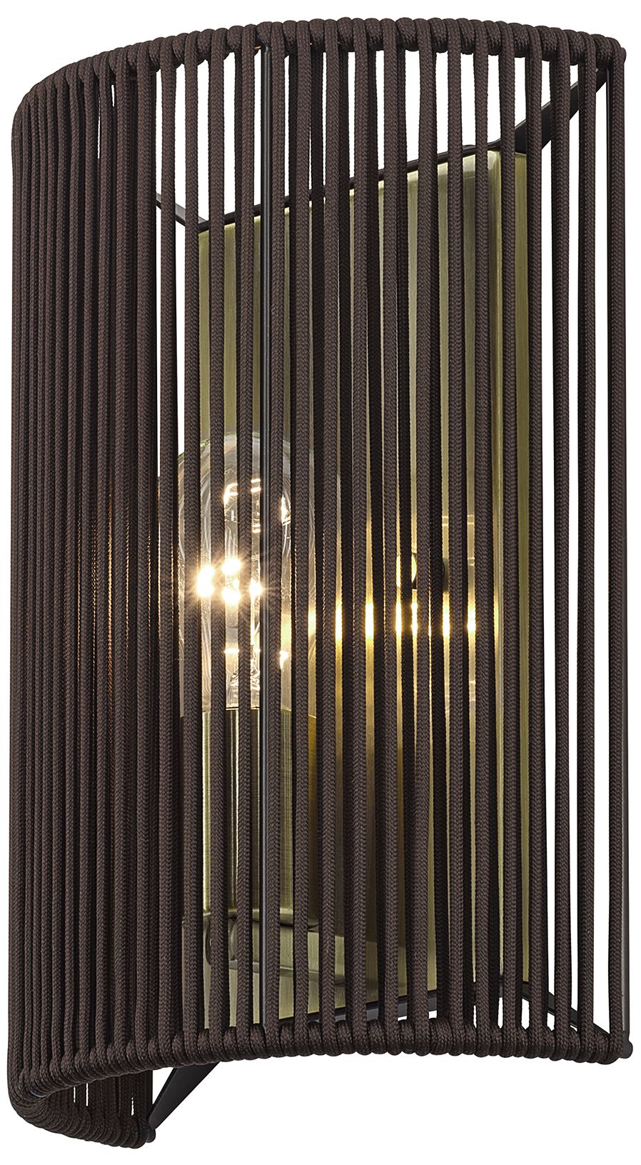 Image 5 Acordia 1 Light Antique Brass ADA Sconce more views