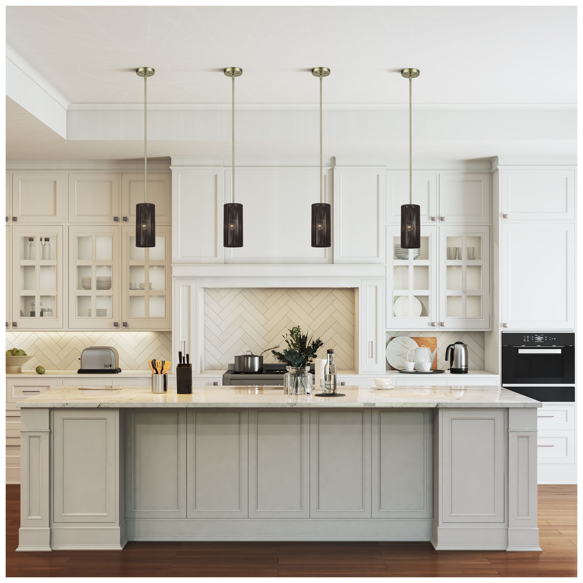 Acordia 1 Light Antique Brass Mini Pendant