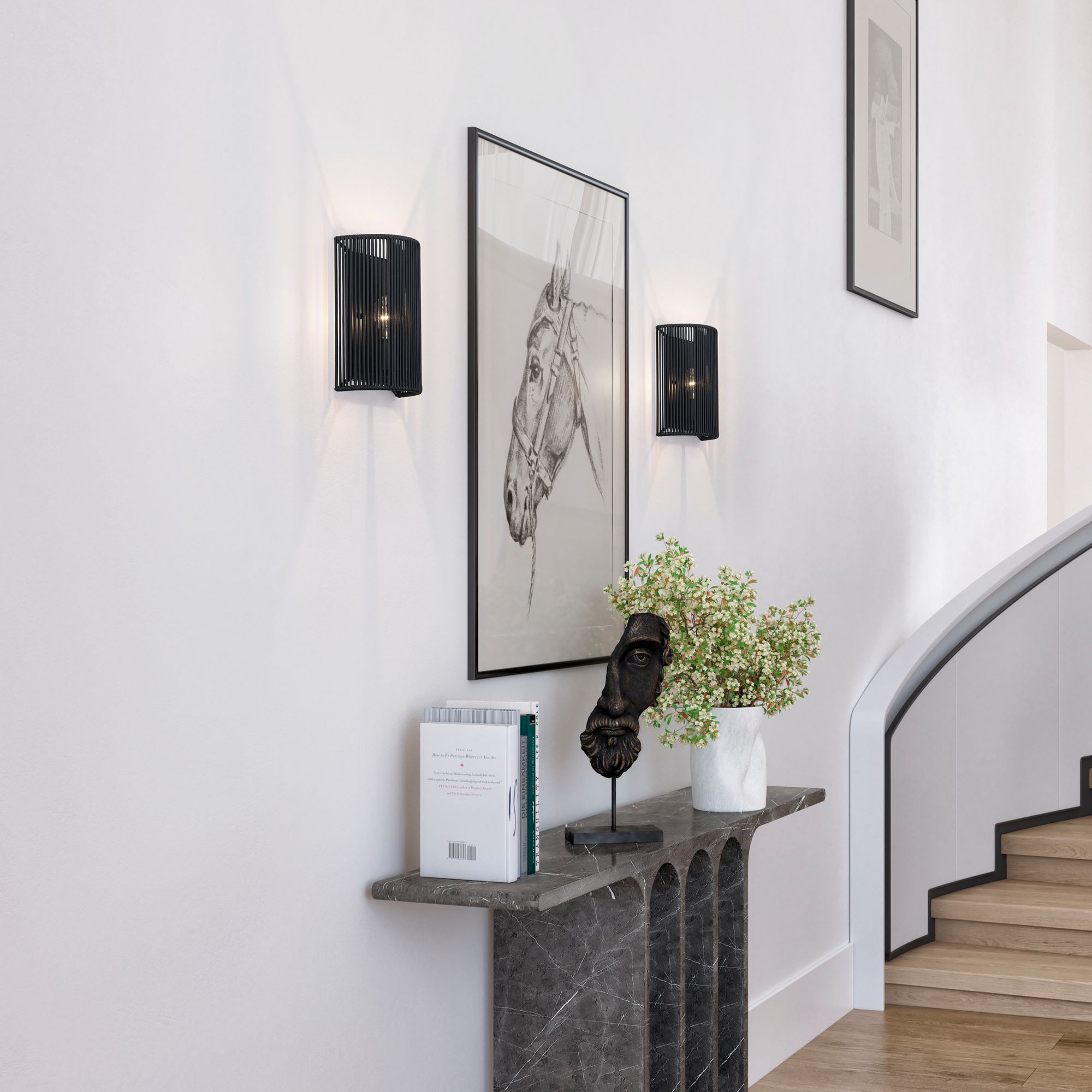 Acordia 1 Light Black ADA Sconce