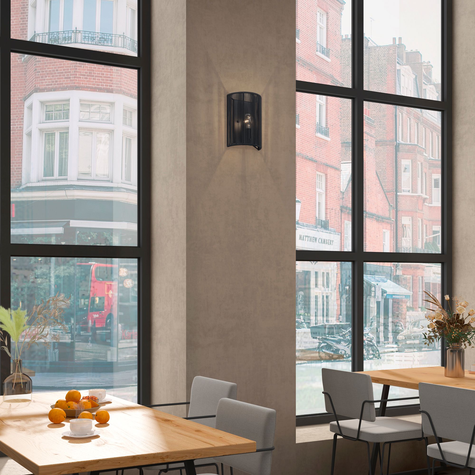 Acordia 1 Light Black ADA Sconce