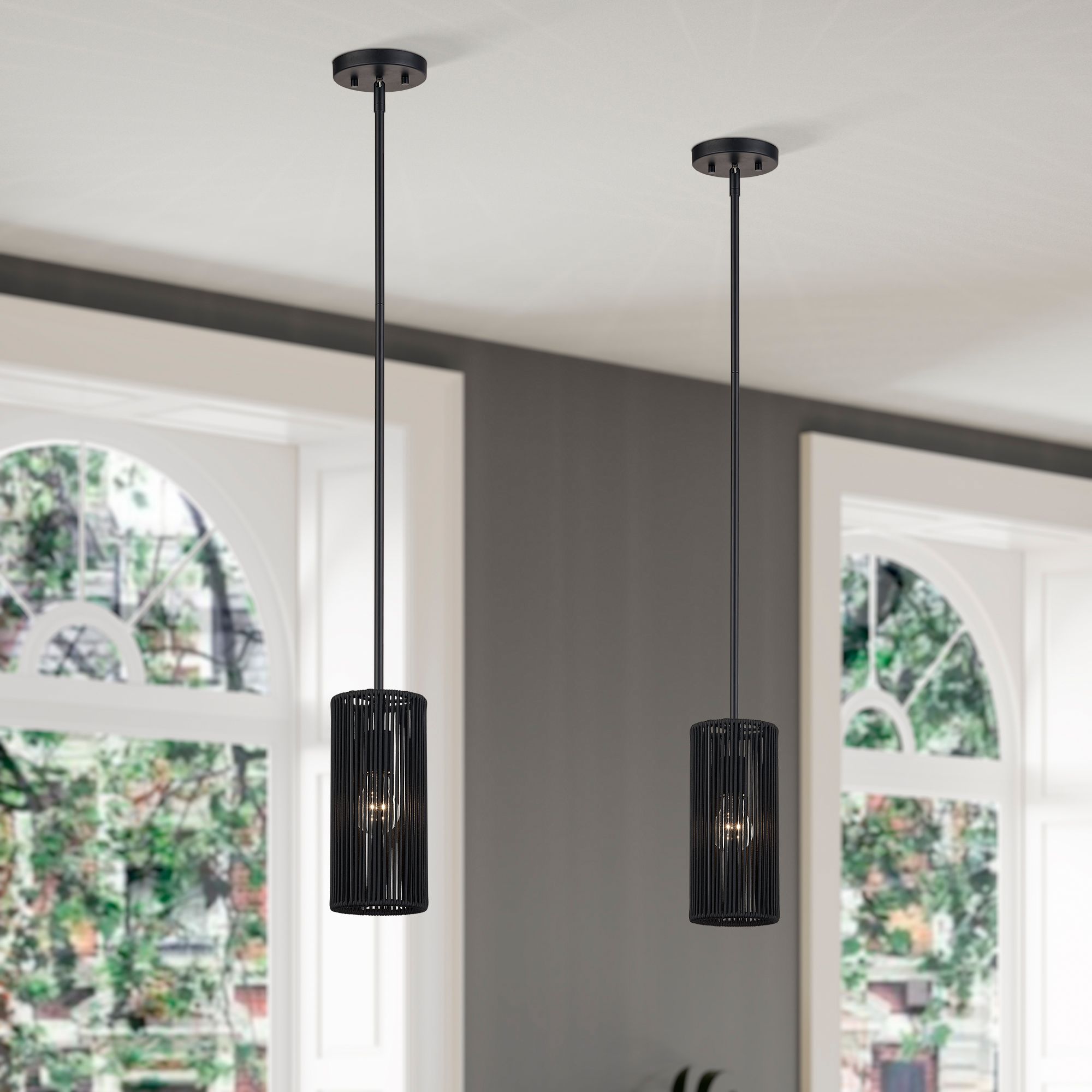 Acordia 1 Light Black Mini Pendant