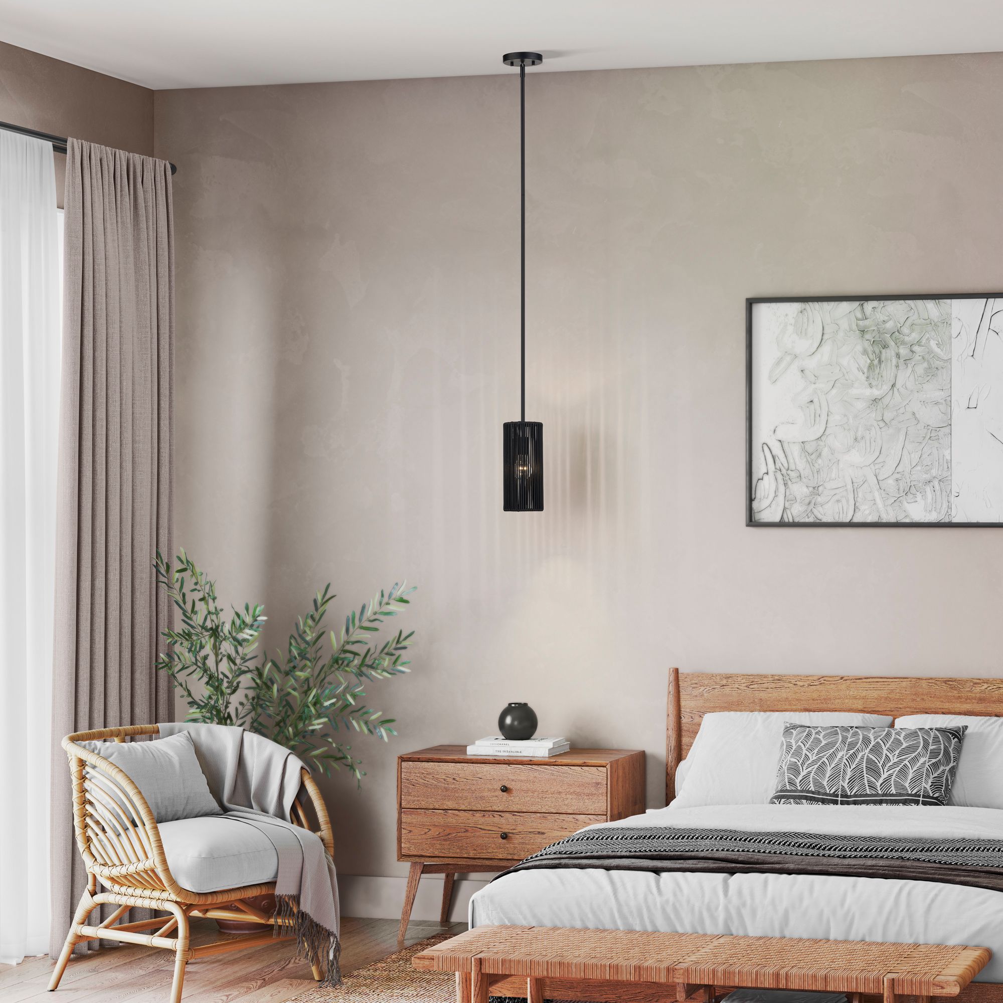 Acordia 1 Light Black Mini Pendant