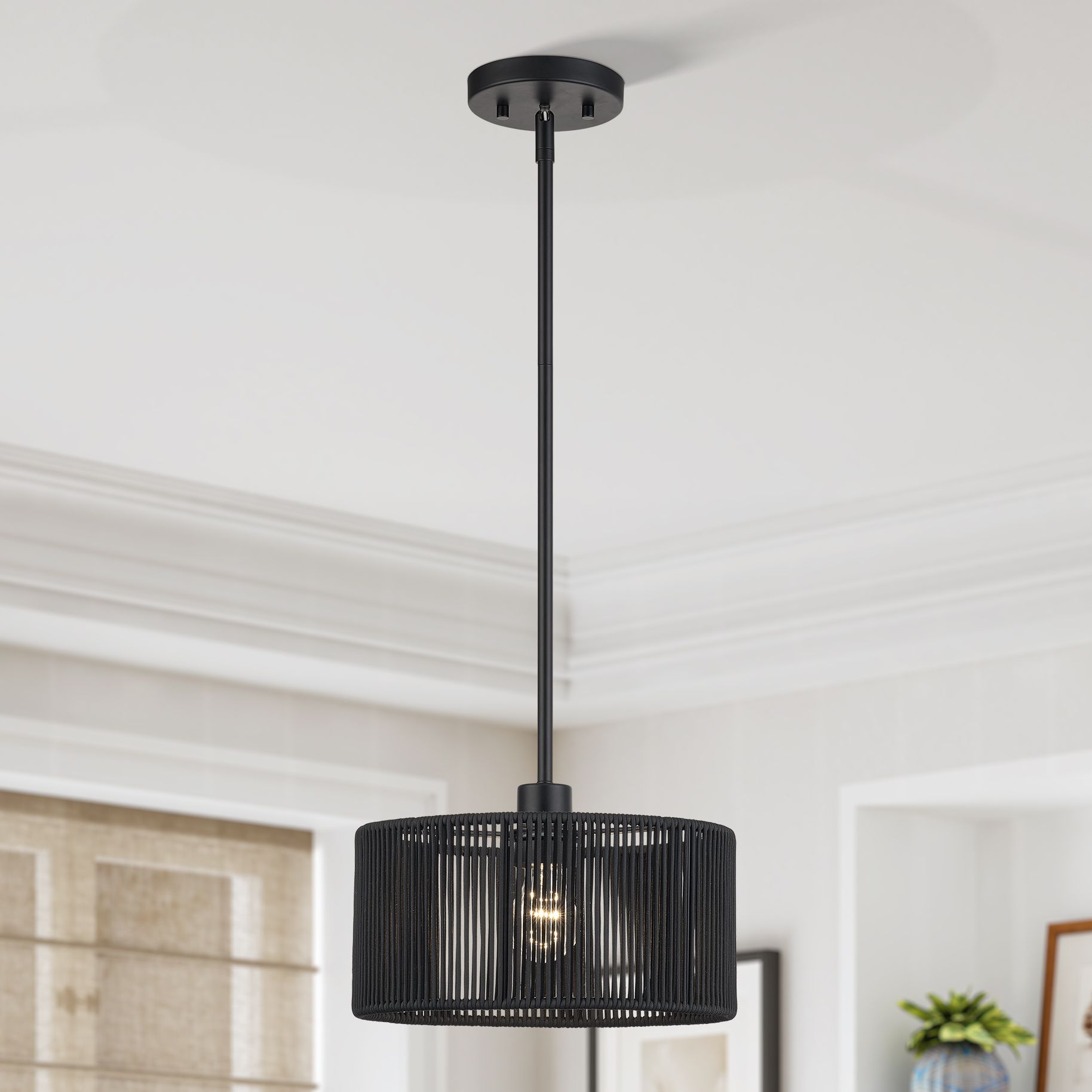 Acordia 1 Light Black Pendant