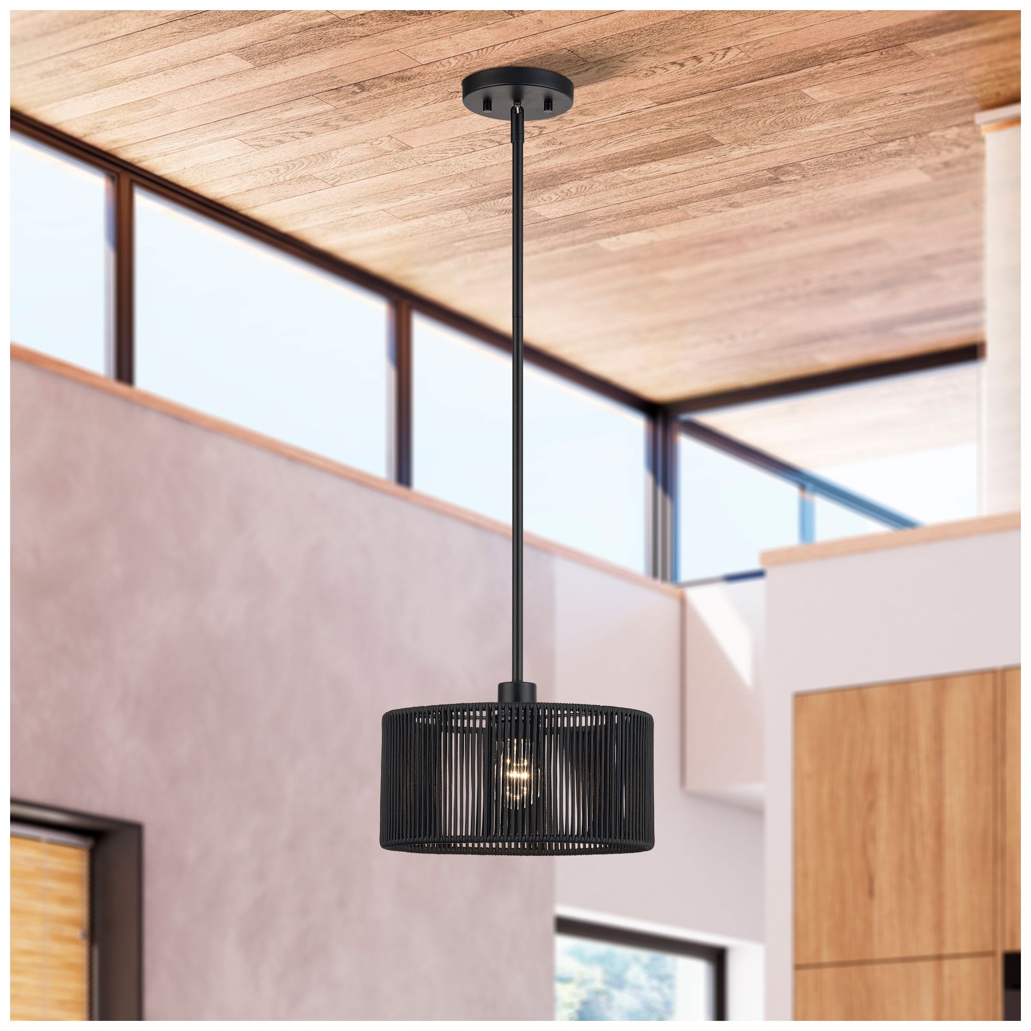 Acordia 1 Light Black Pendant