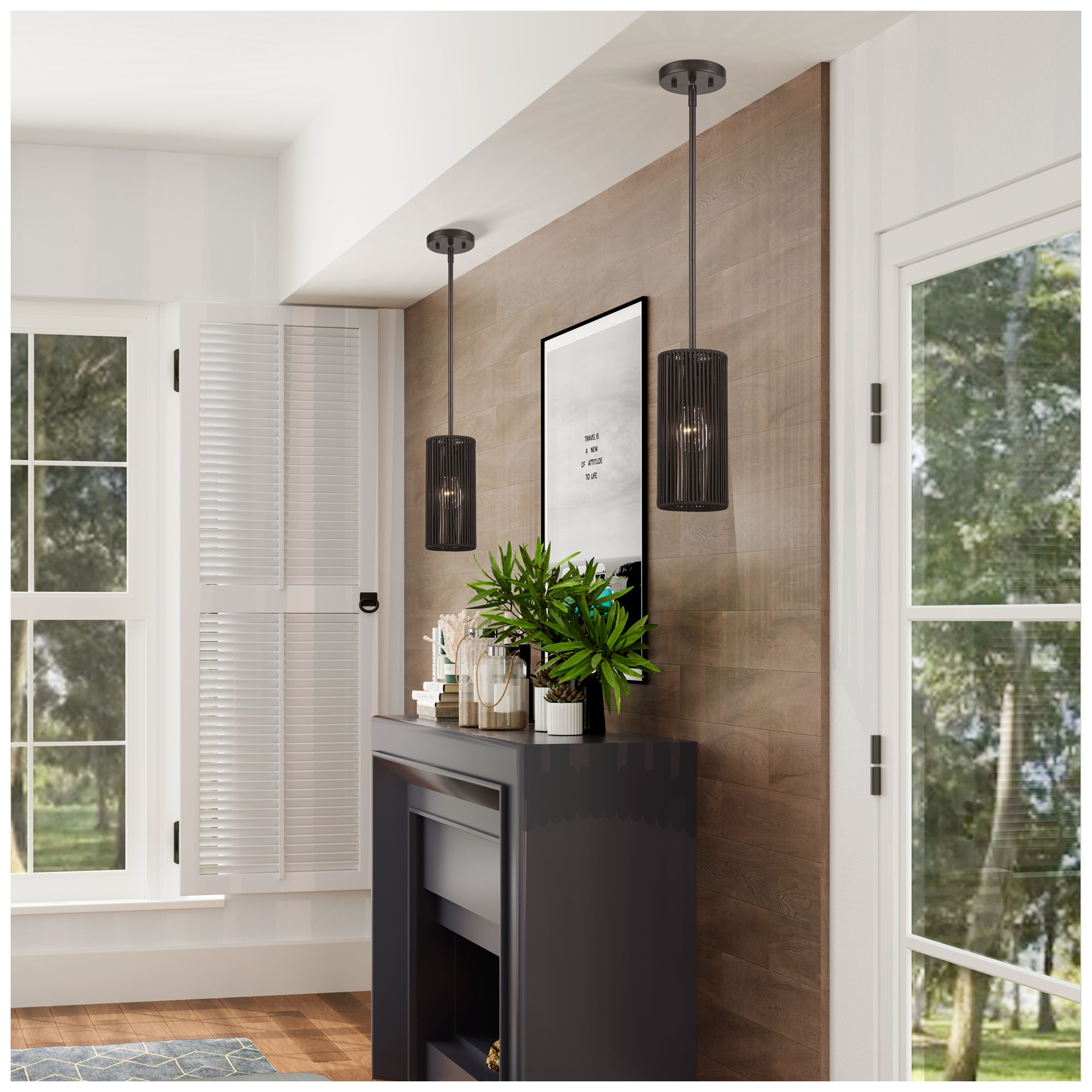 Acordia 1 Light English Bronze Mini Pendant