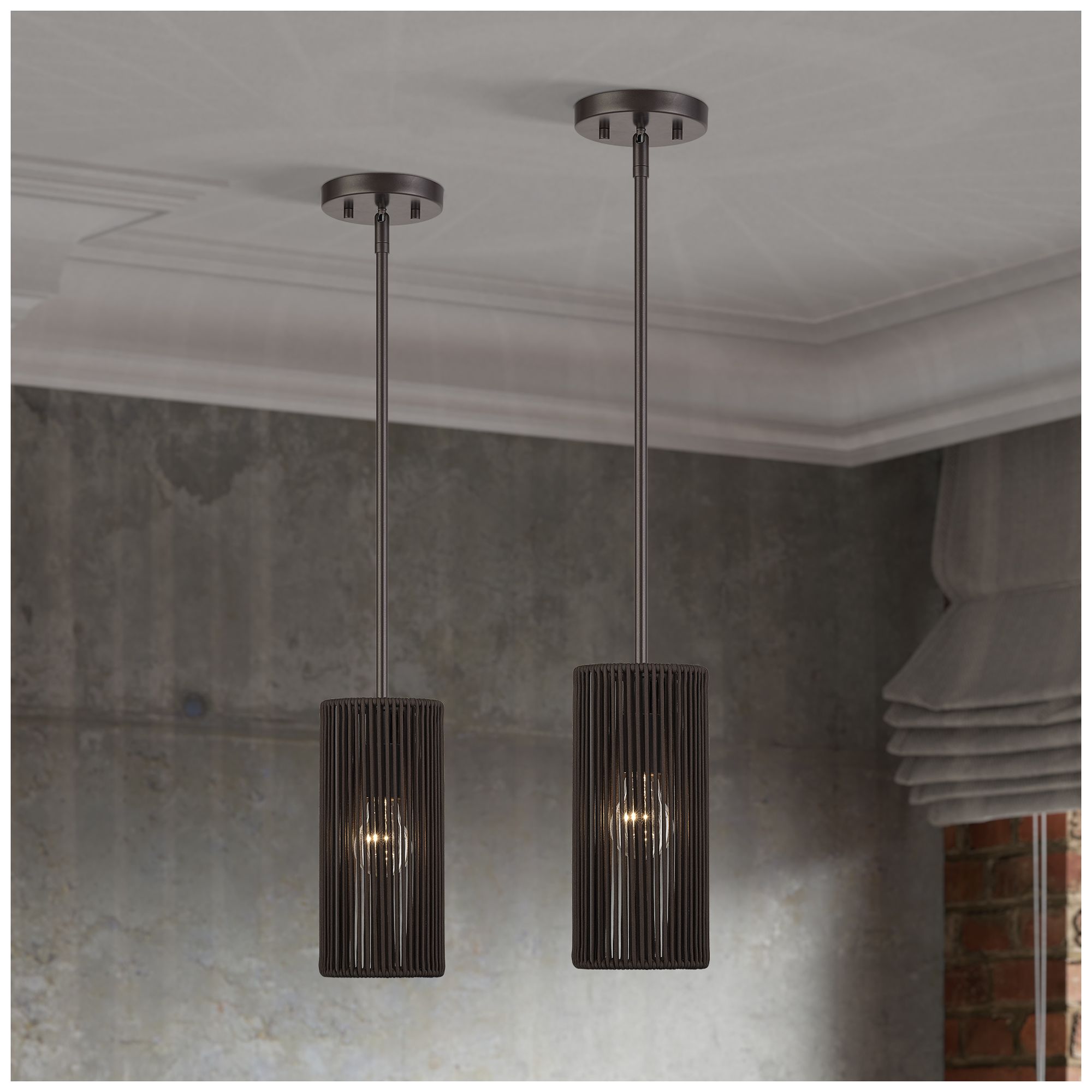 Acordia 1 Light English Bronze Mini Pendant