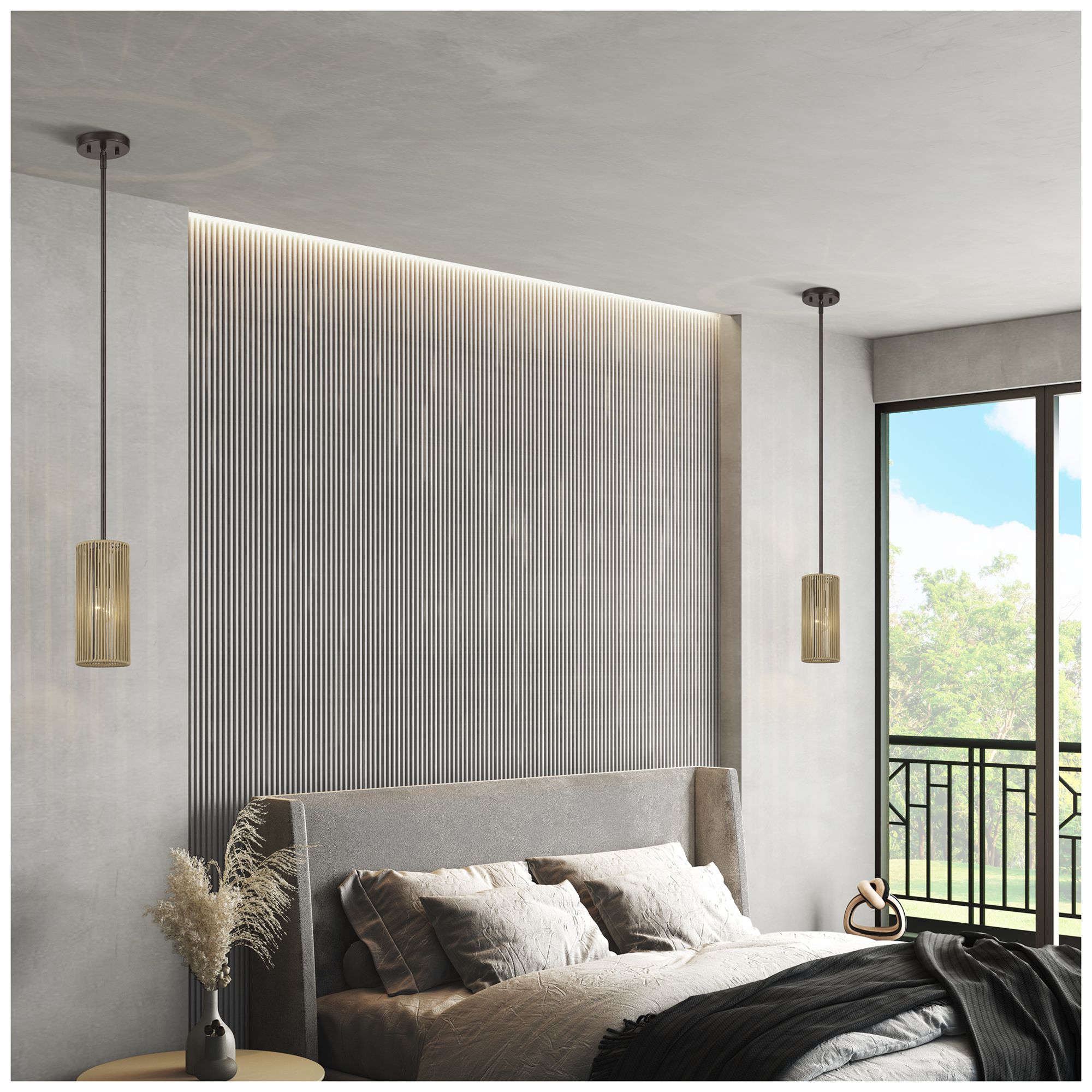 Acordia 1 Light English Bronze Mini Pendant