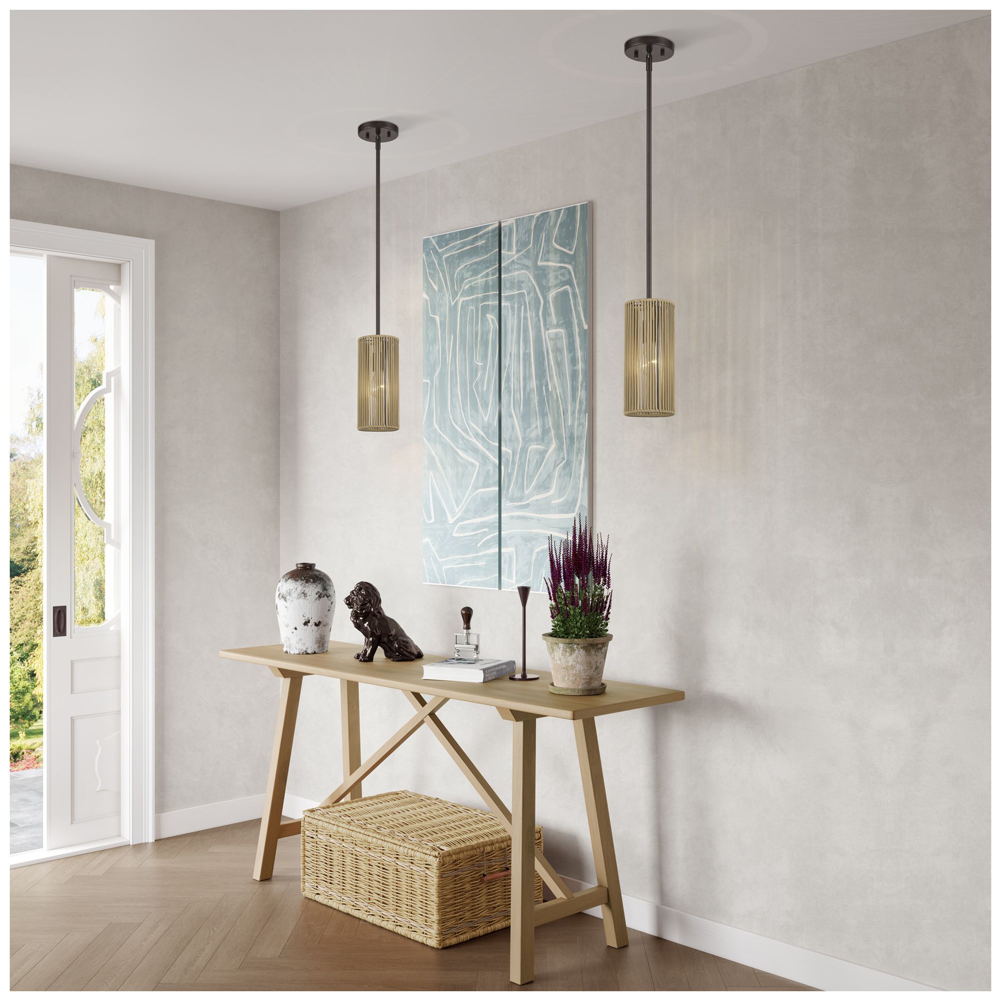 Acordia 1 Light English Bronze Mini Pendant