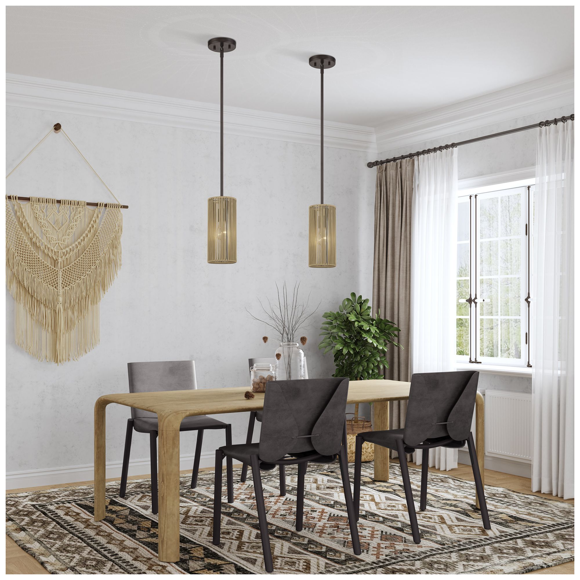 Acordia 1 Light English Bronze Mini Pendant
