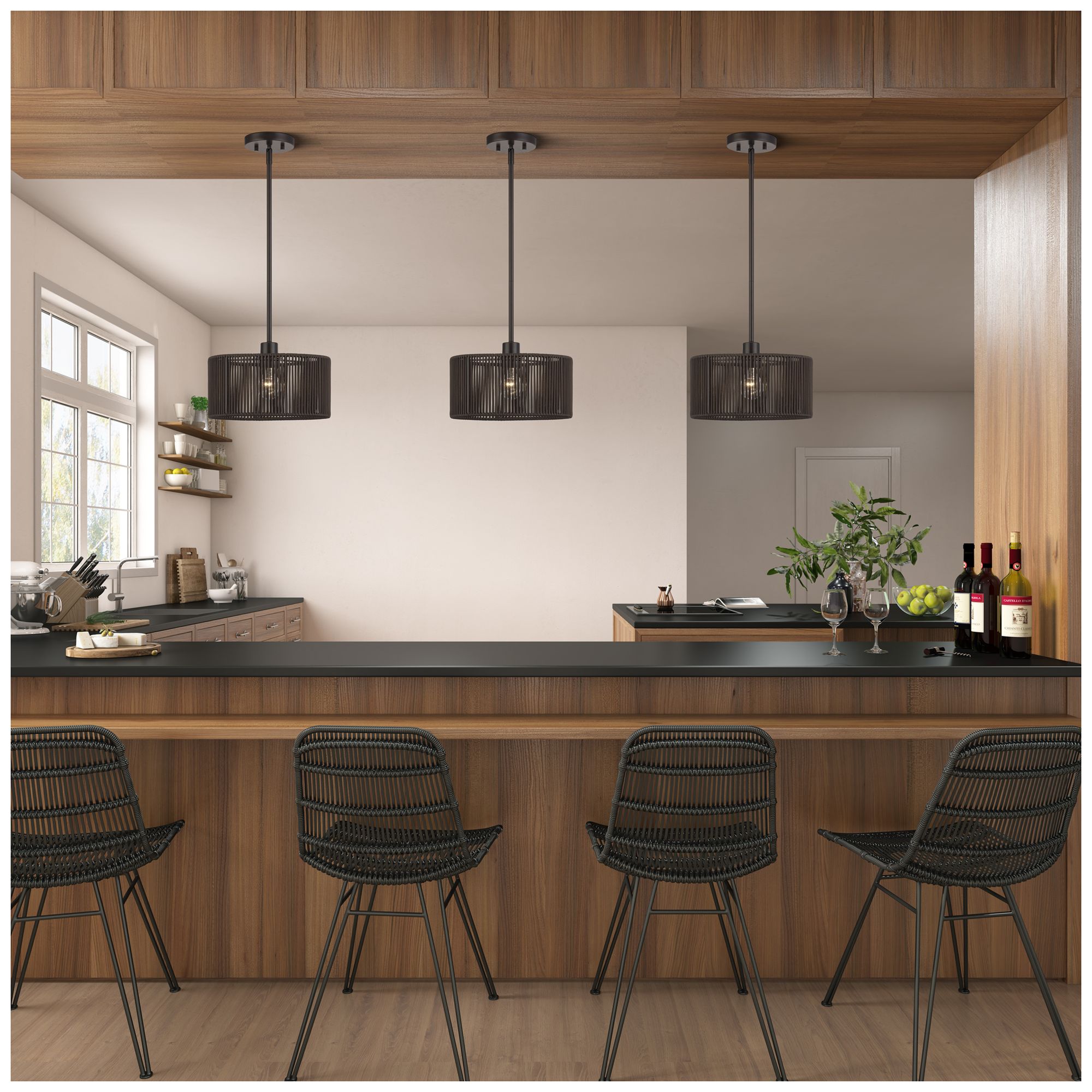 Acordia 1 Light English Bronze Pendant