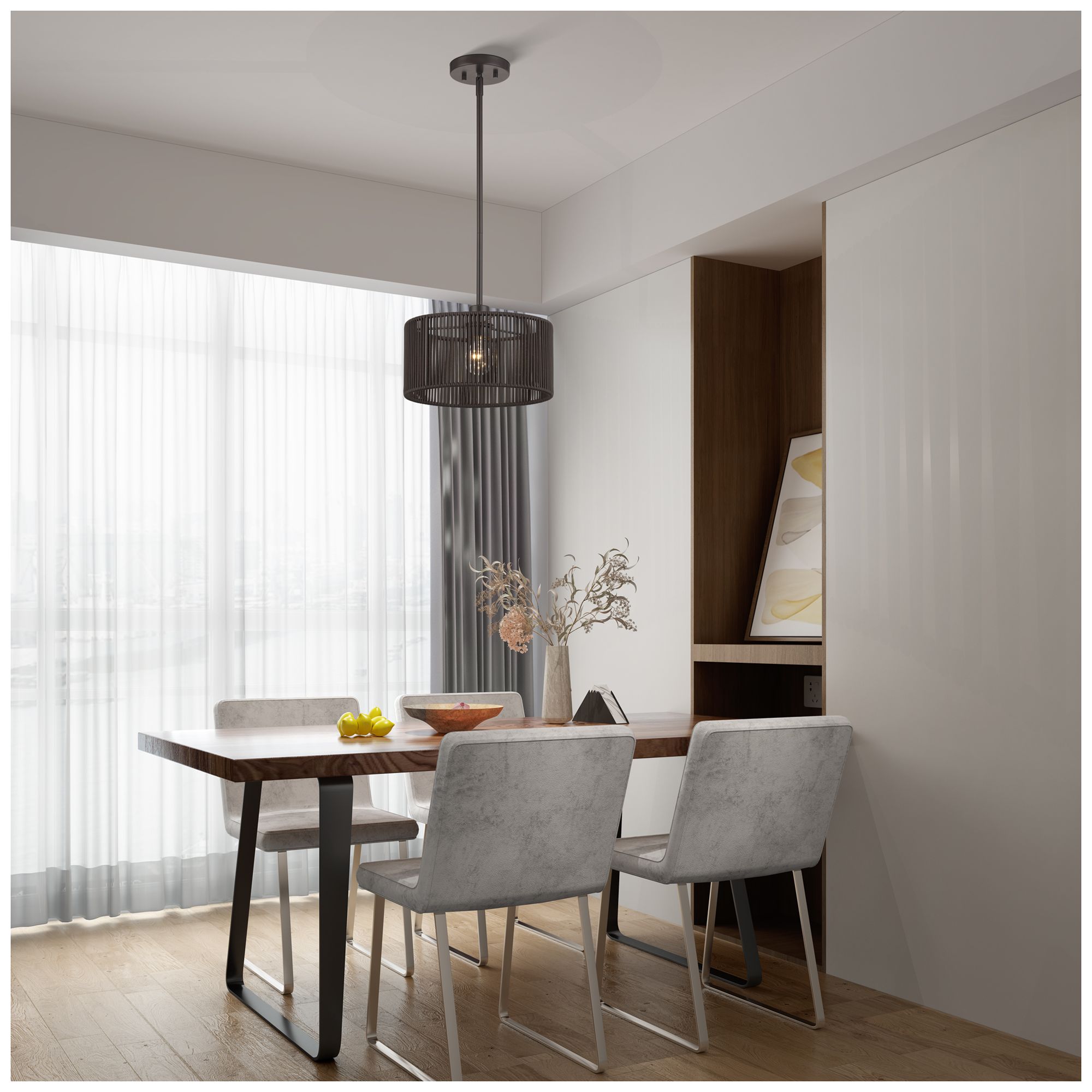 Acordia 1 Light English Bronze Pendant