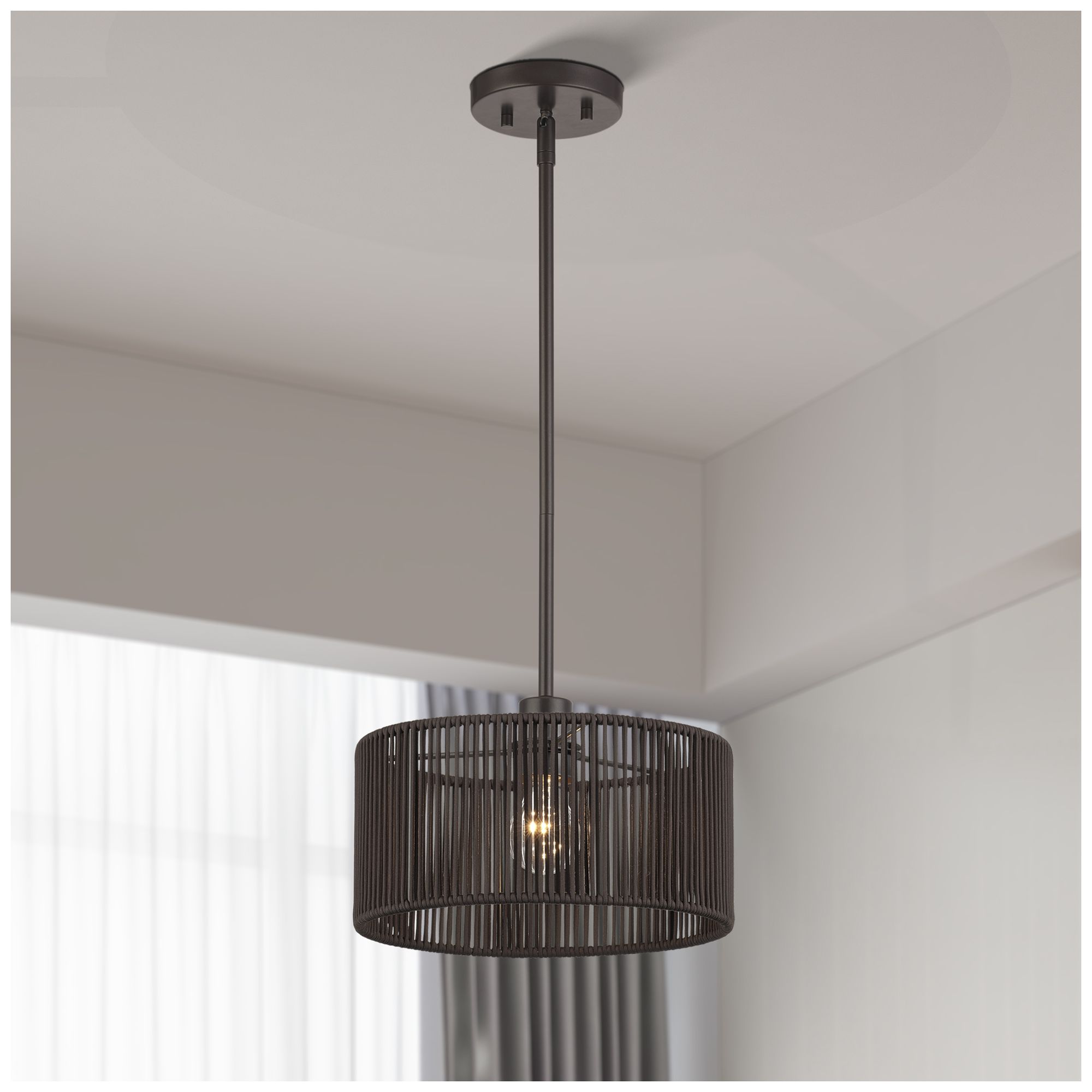 Acordia 1 Light English Bronze Pendant