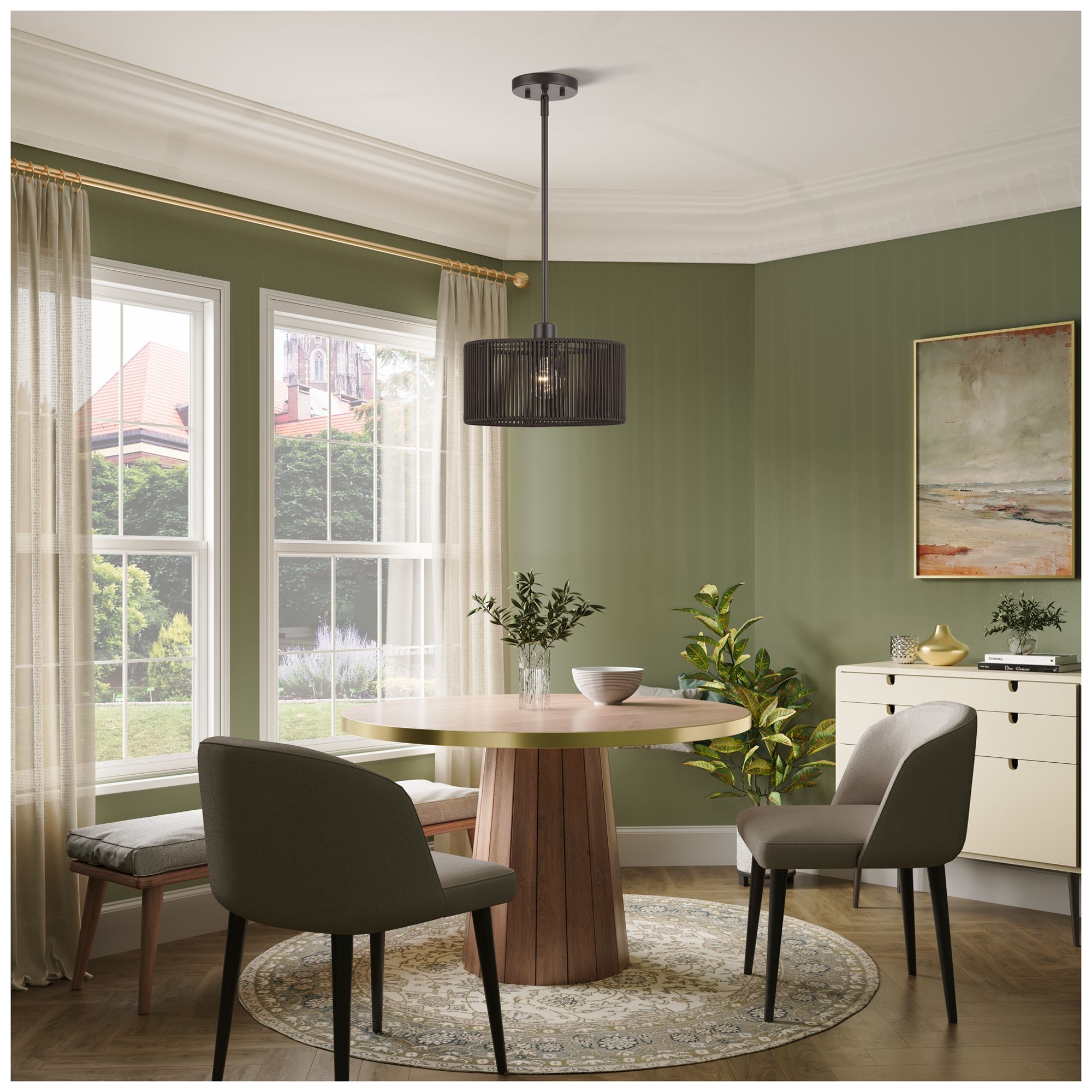 Acordia 1 Light English Bronze Pendant