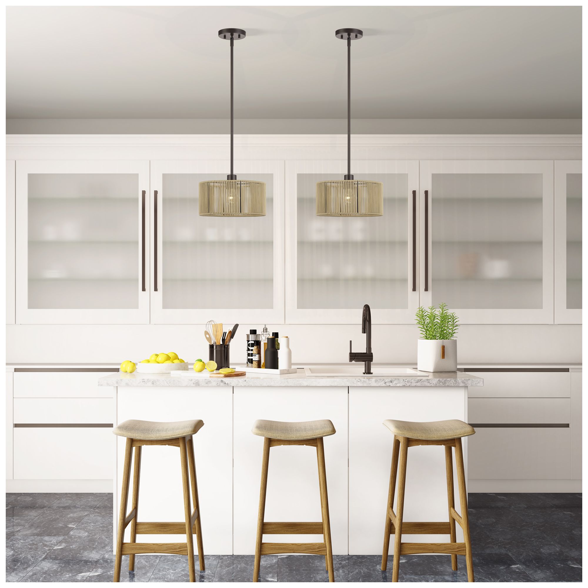 Acordia 1 Light English Bronze Pendant
