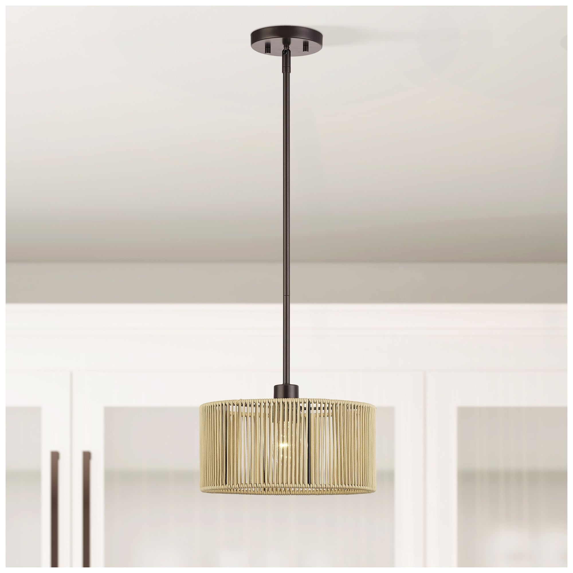 Acordia 1 Light English Bronze Pendant