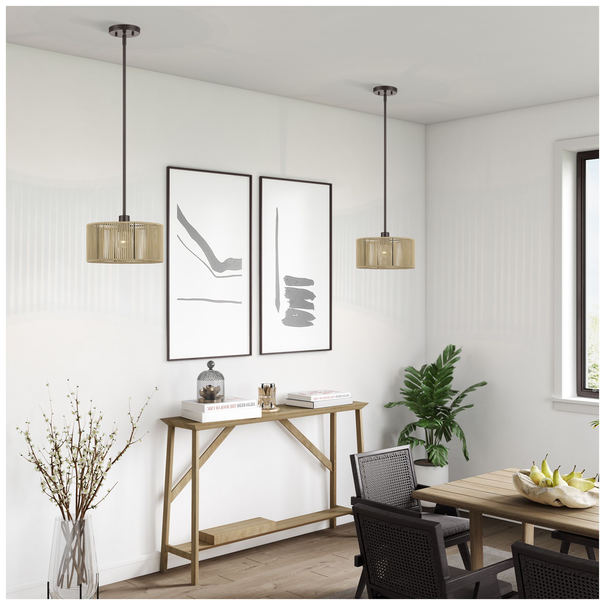 Acordia 1 Light English Bronze Pendant