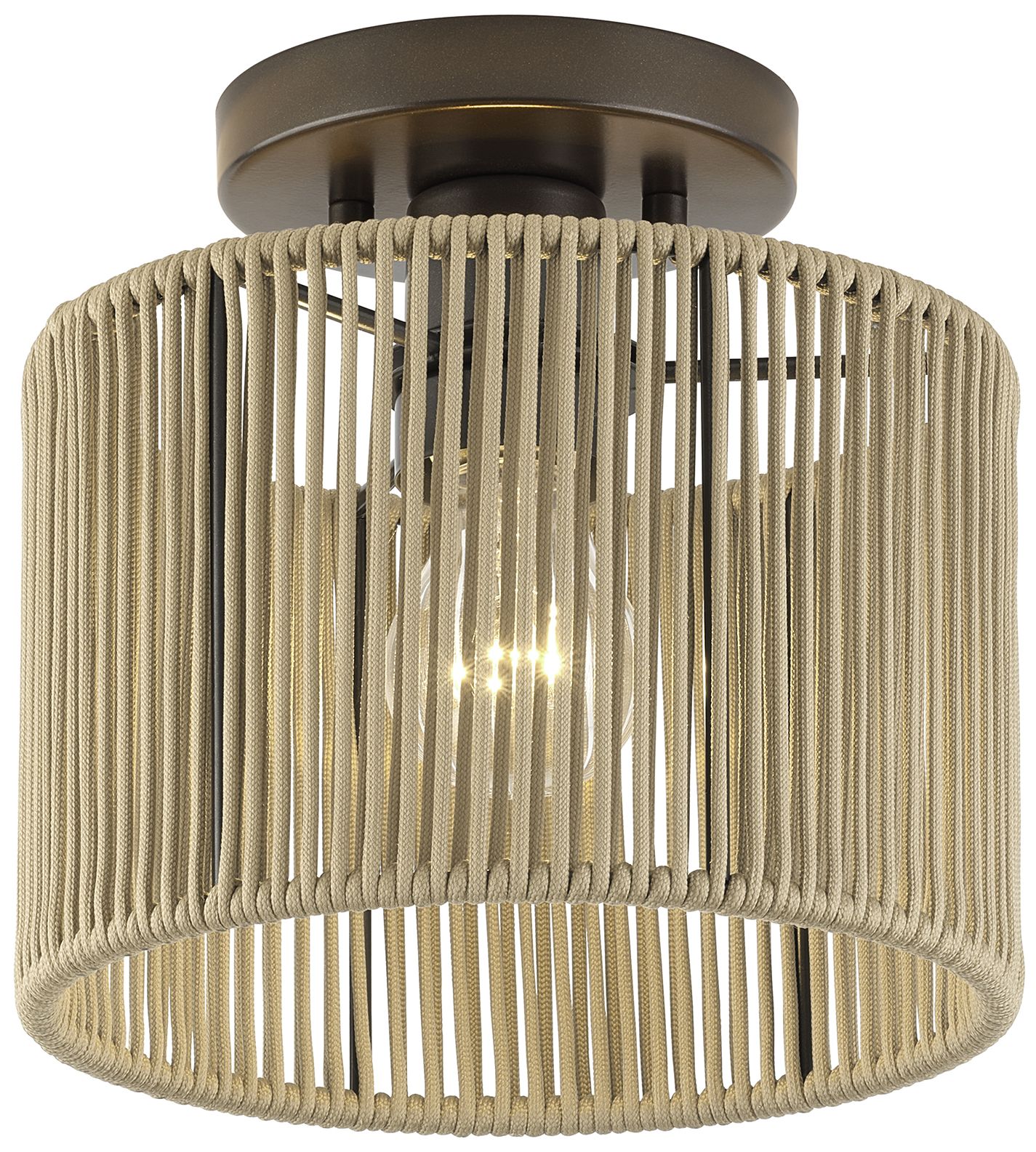 Image 4 Acordia 1 Light English Bronze Small Semi-Flush more views