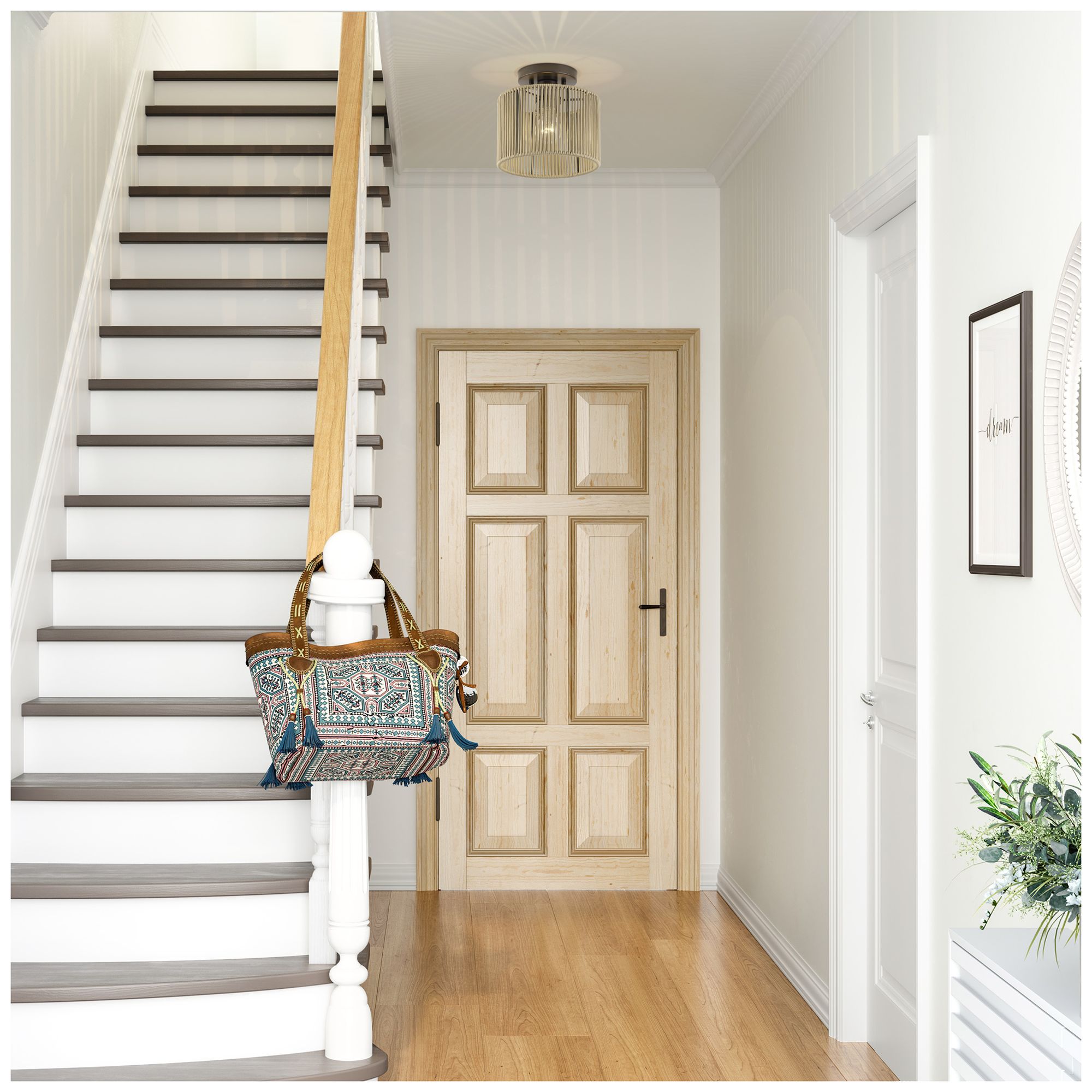 Acordia 1 Light English Bronze Small Semi-Flush