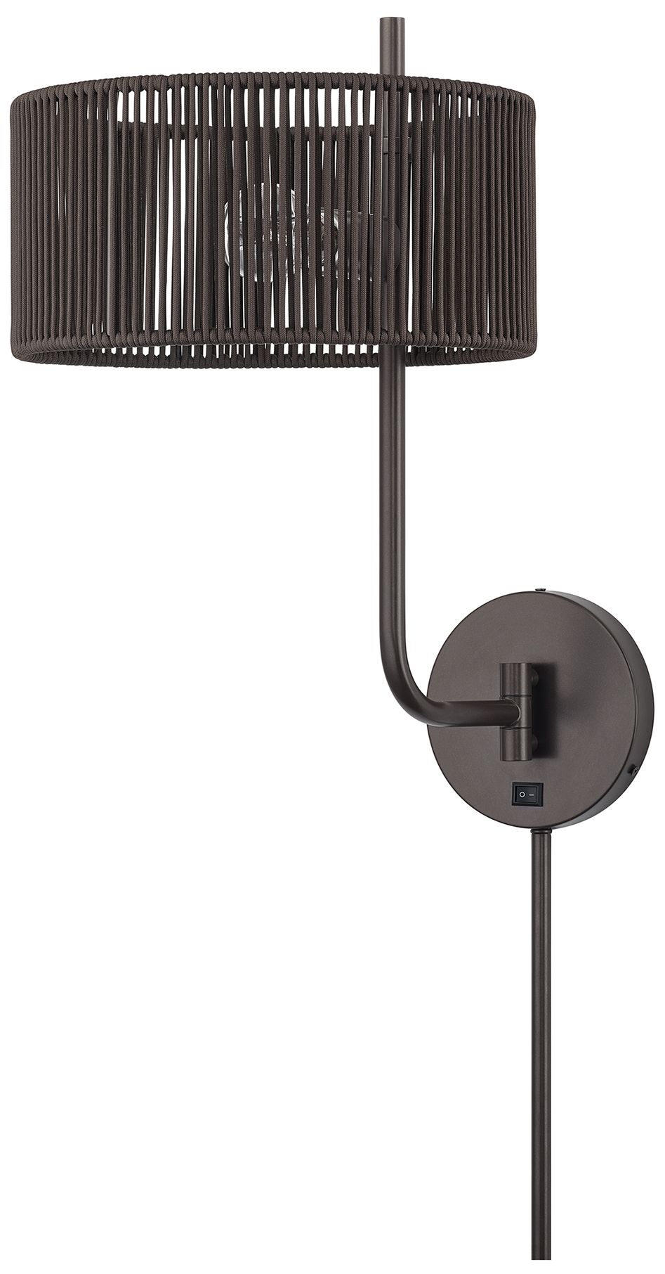 Image 3 Acordia 1 Light English Bronze Swing Arm Wall Lamp more views