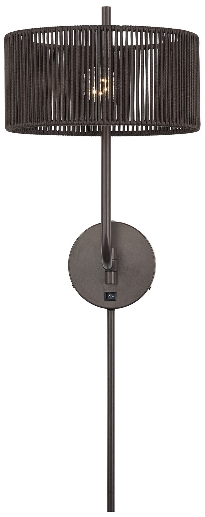 Image 6 Acordia 1 Light English Bronze Swing Arm Wall Lamp more views
