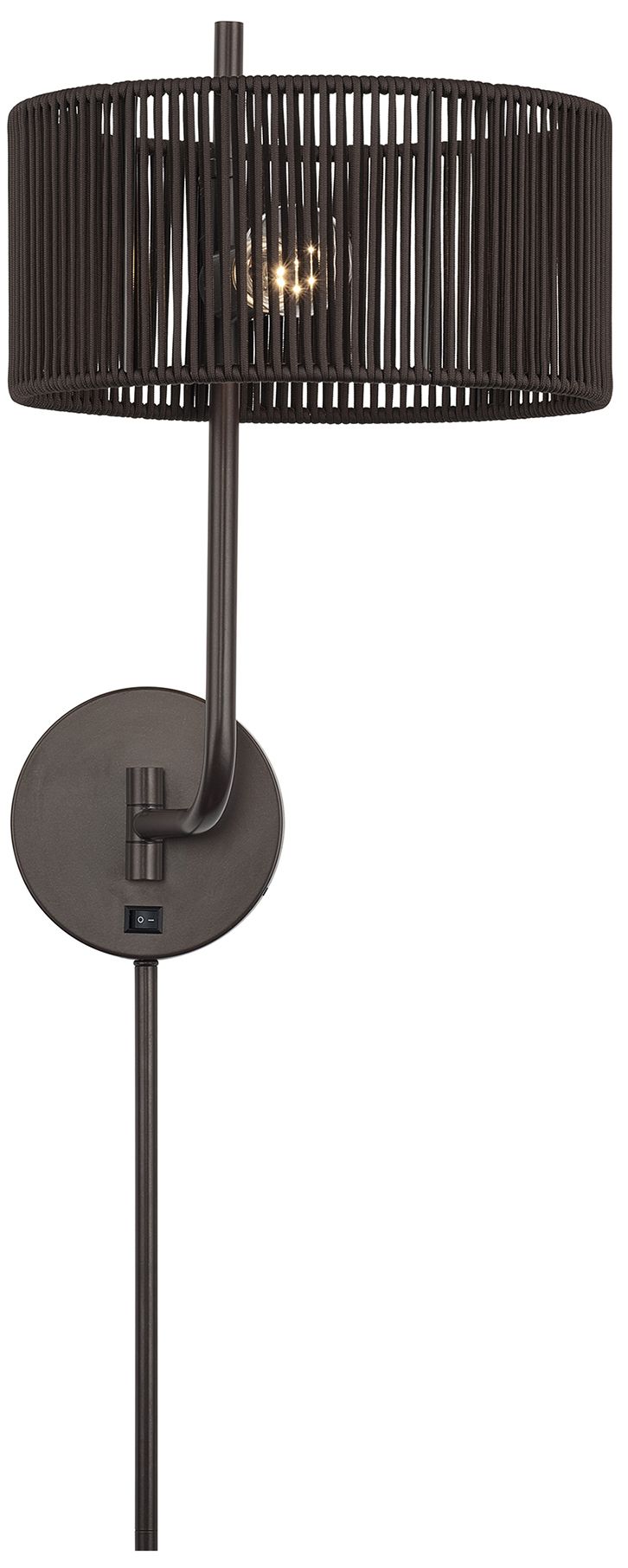 Image 7 Acordia 1 Light English Bronze Swing Arm Wall Lamp more views