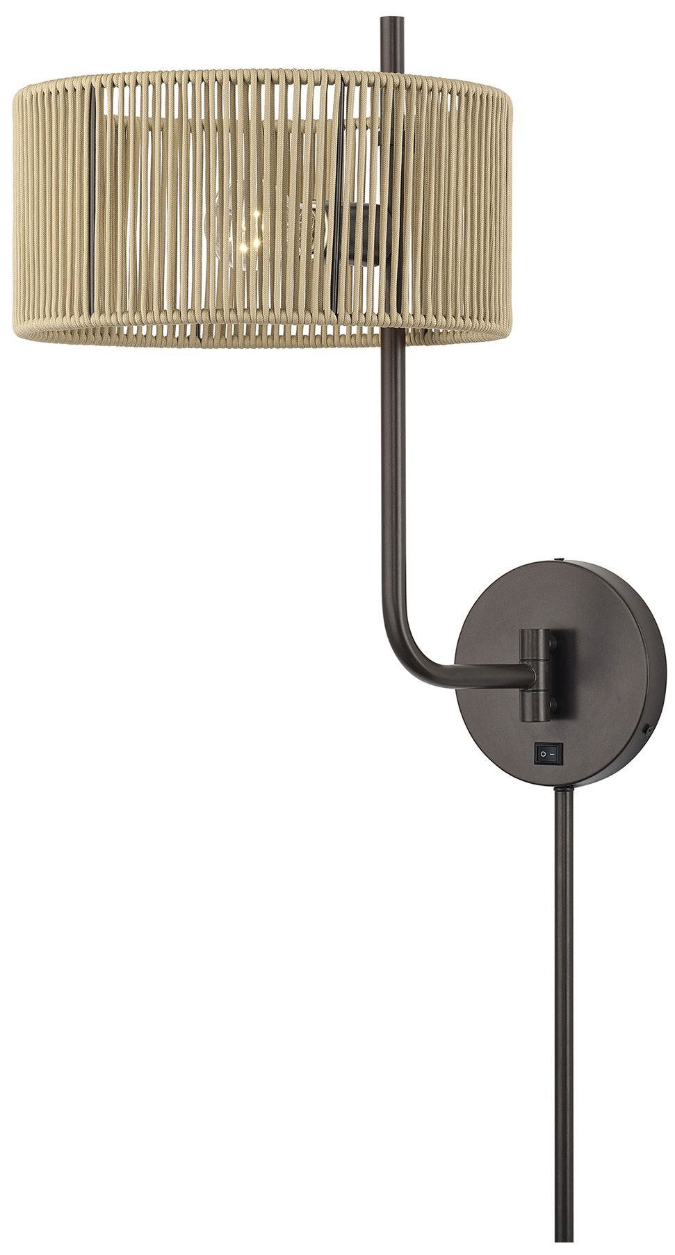 Image 2 Acordia 1 Light English Bronze Swing Arm Wall Lamp