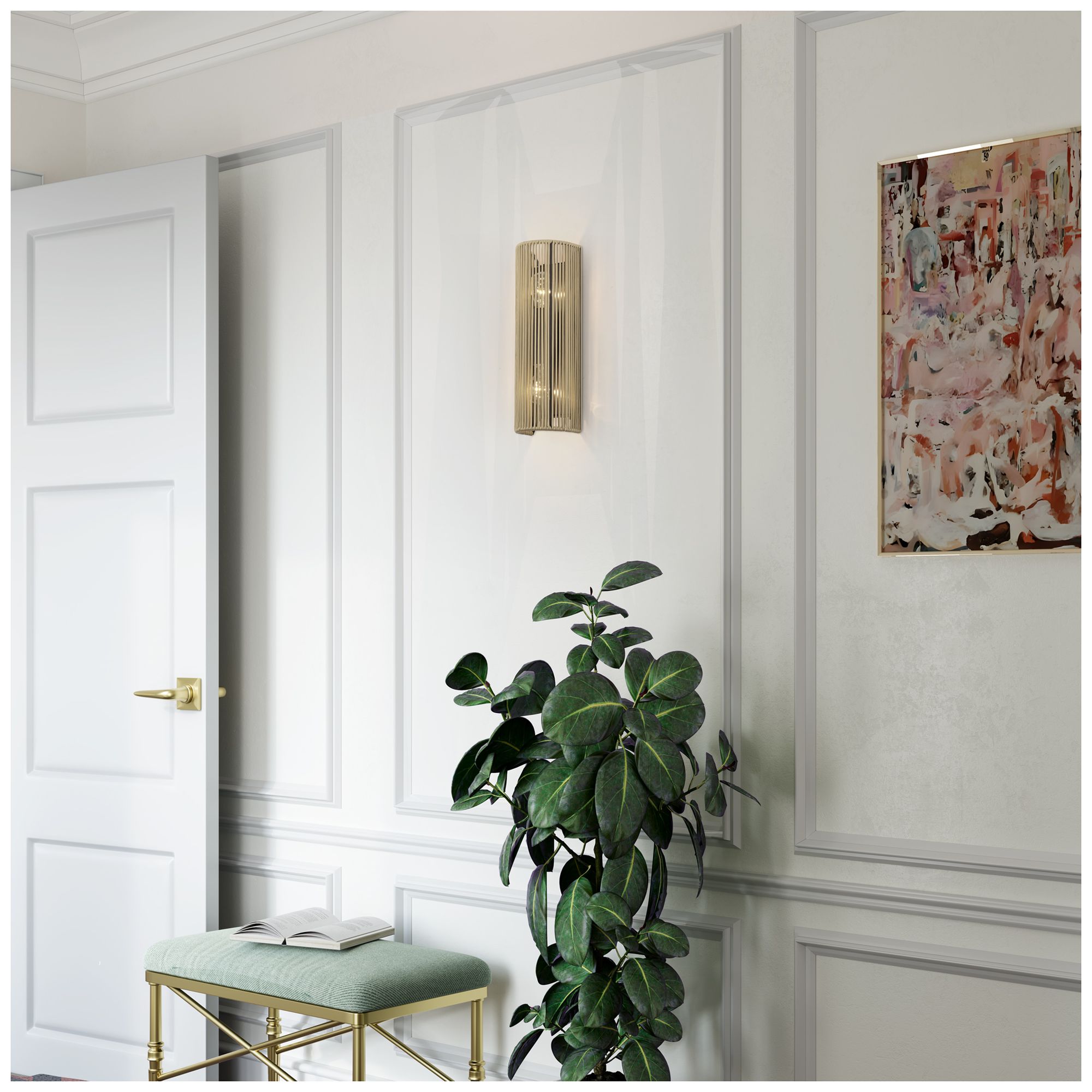 Acordia 2 Light English Bronze ADA Sconce
