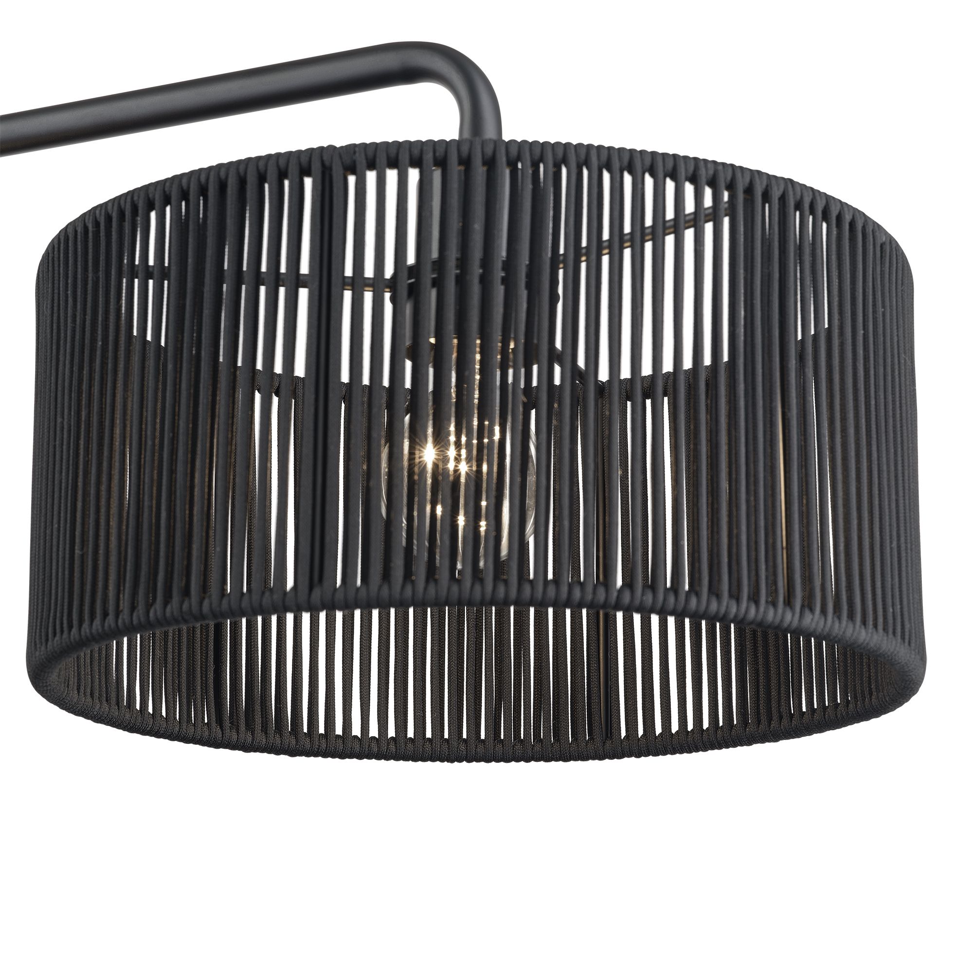 Image 7 Acordia 3 Light Black Extra Large Linear Chandelier more views