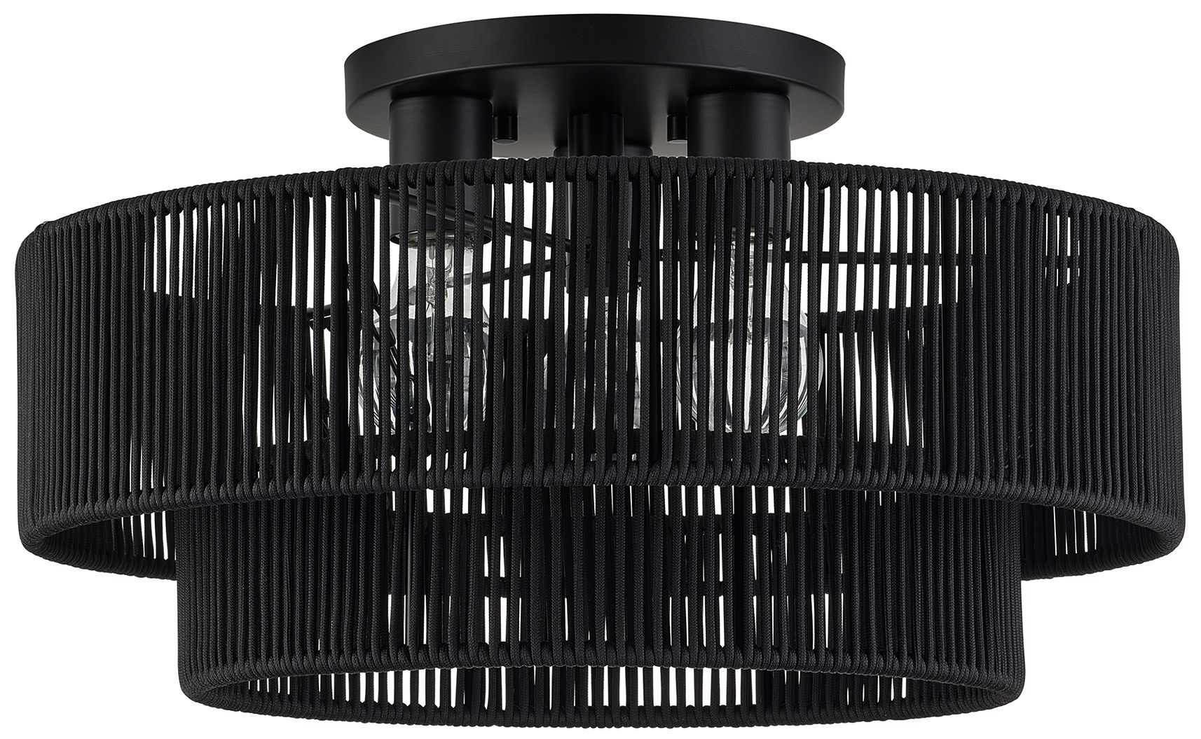 Image 3 Acordia 3 Light Black Large Semi-Flush more views