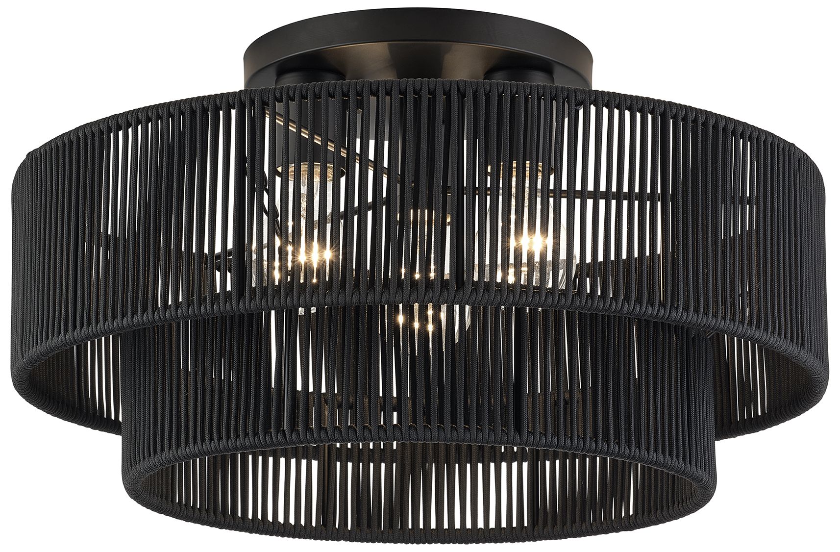 Image 4 Acordia 3 Light Black Large Semi-Flush more views