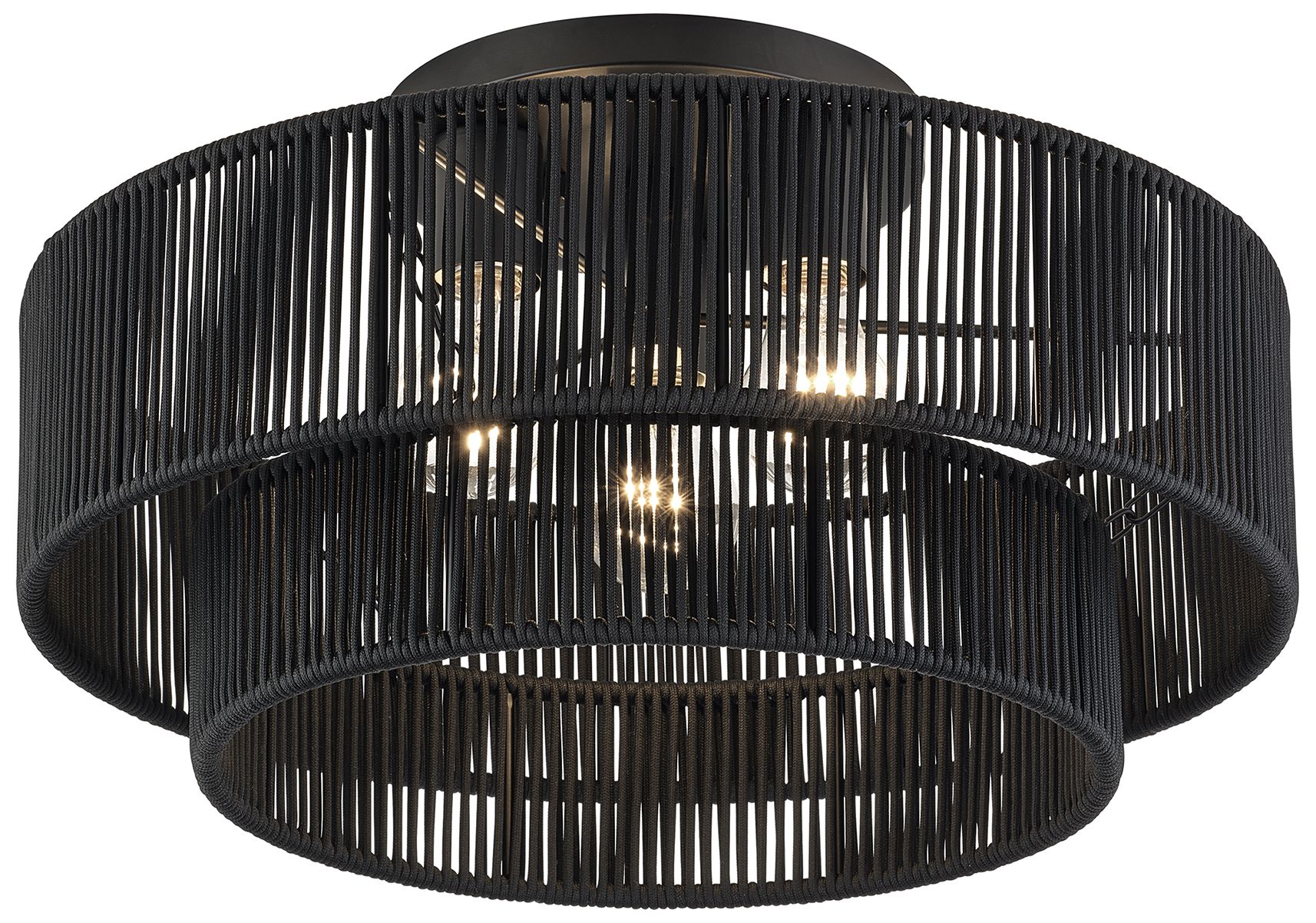 Image 5 Acordia 3 Light Black Large Semi-Flush more views