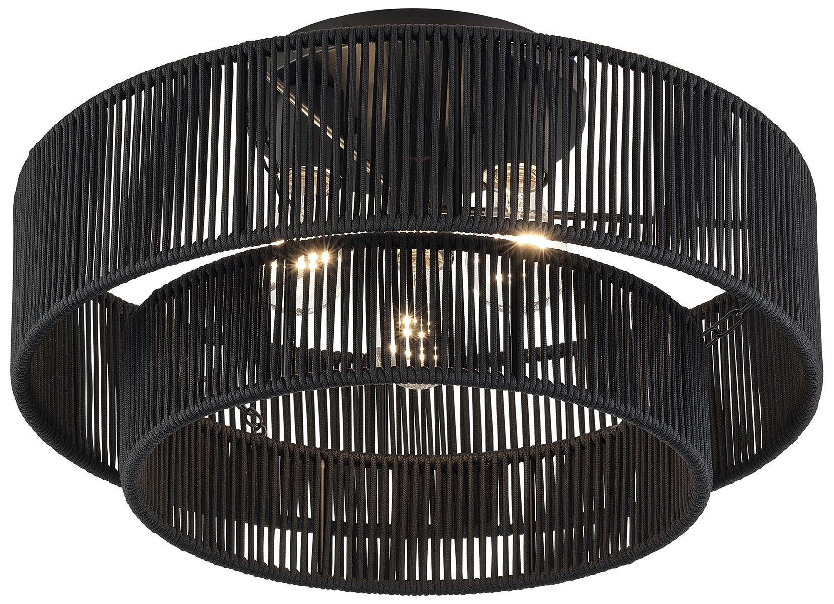 Image 6 Acordia 3 Light Black Large Semi-Flush more views