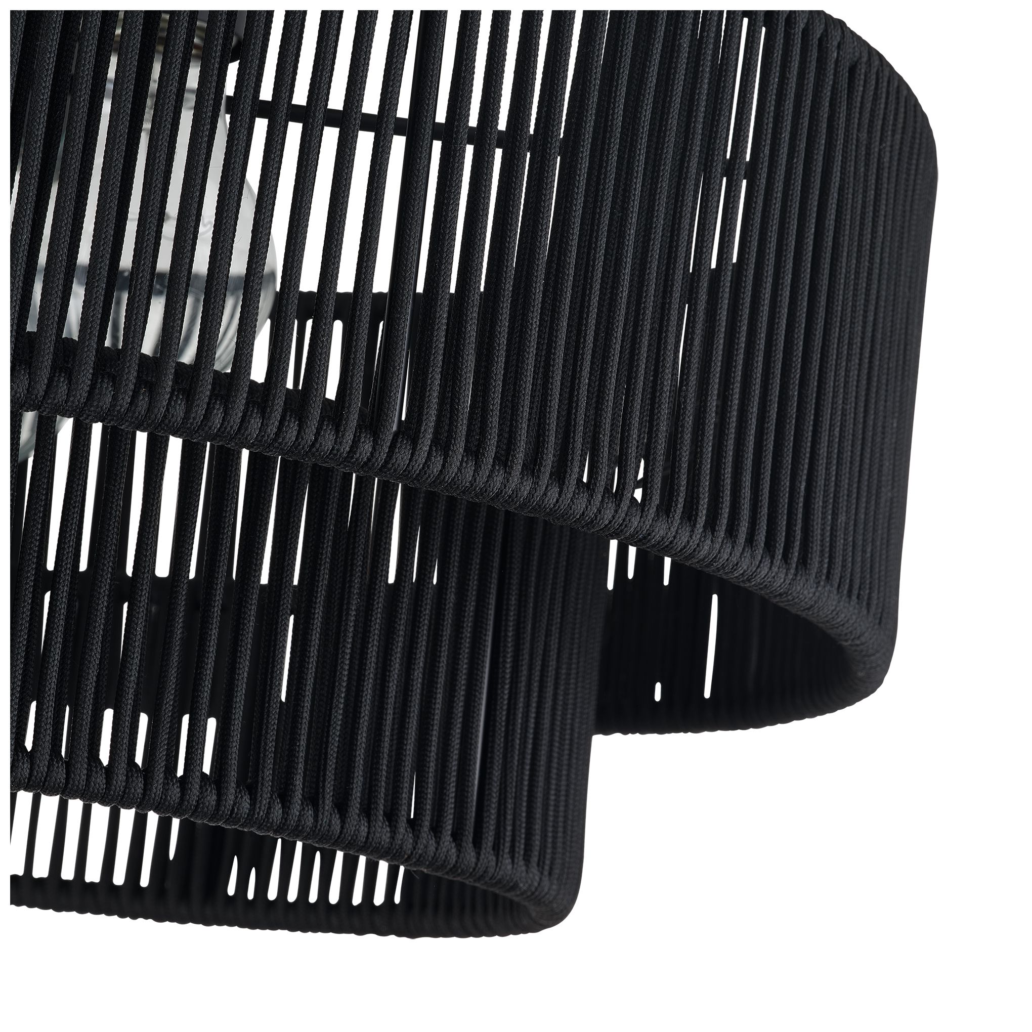 Acordia 3 Light Black Large Semi-Flush