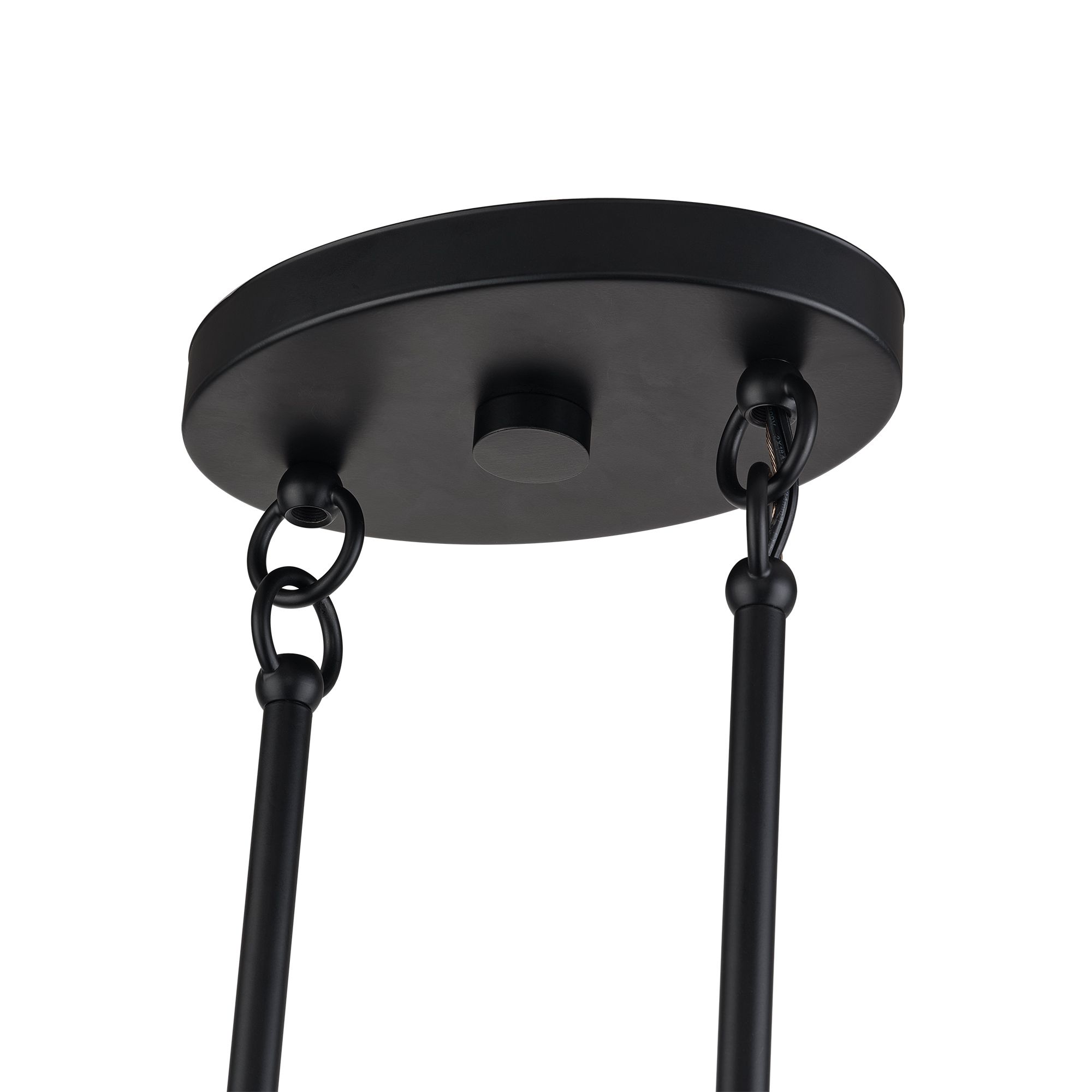 Acordia 3 Light Black Medium Linear Chandelier