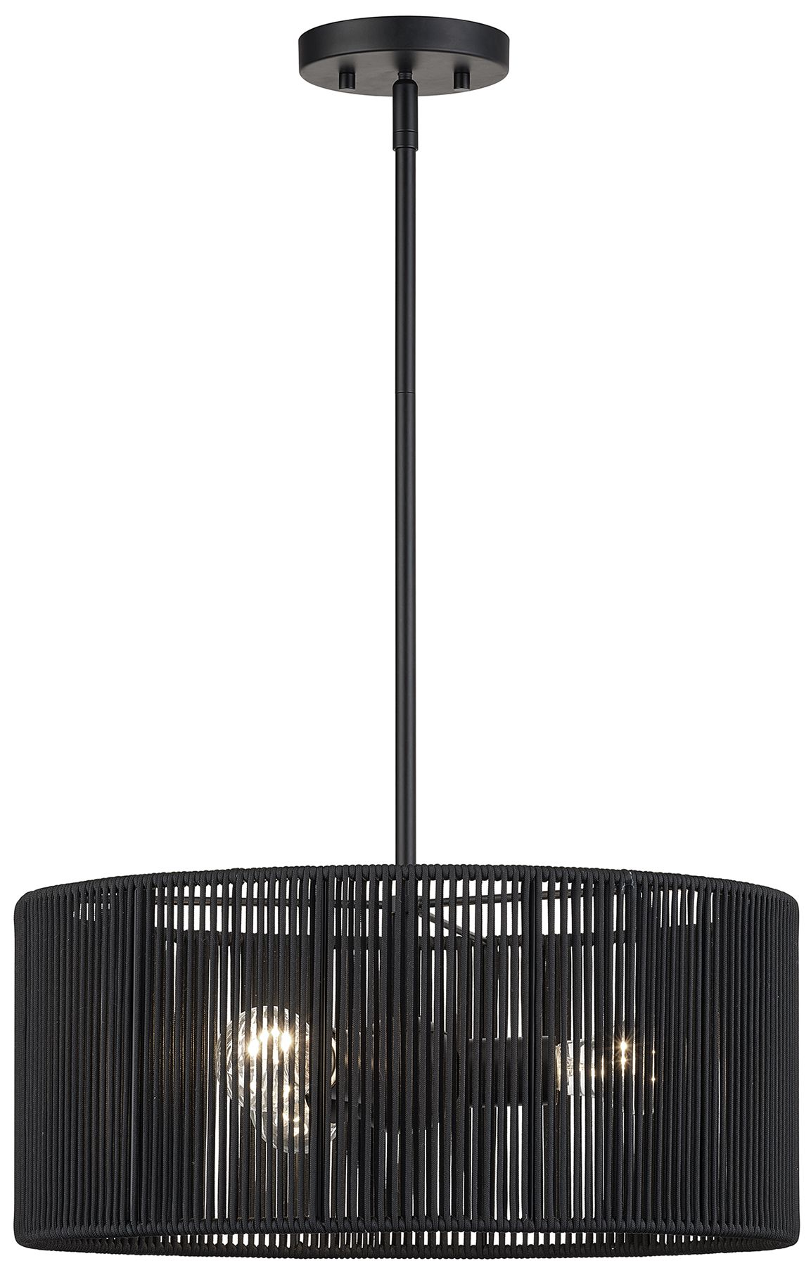 Image 4 Acordia 3 Light Black Pendant Chandelier more views