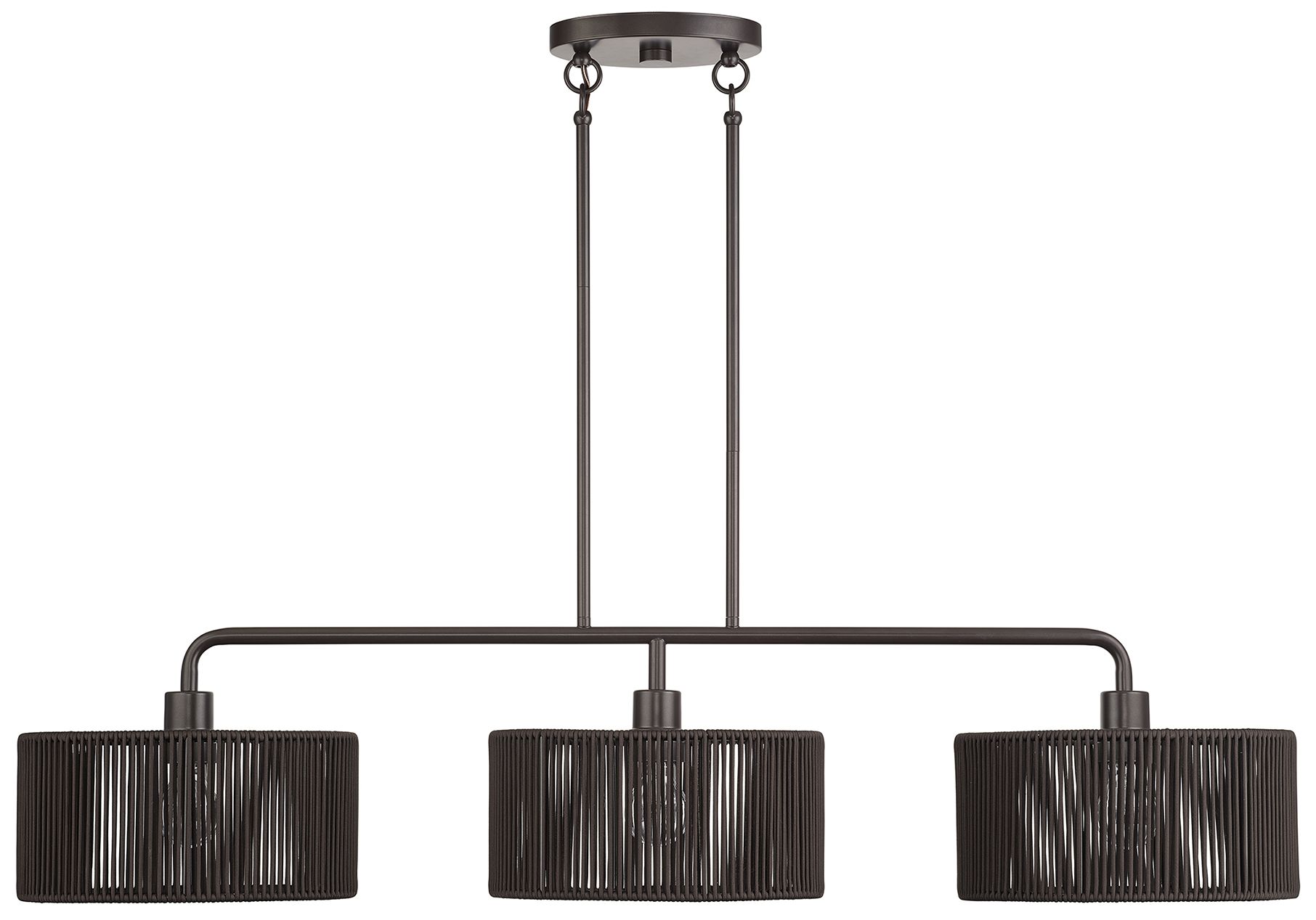 Image 3 Acordia 3 Light English Bronze Extra Large Linear Chandelier more views