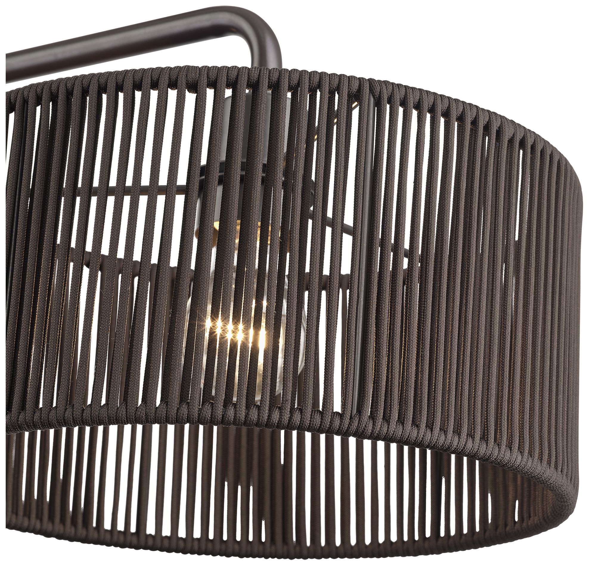 Image 7 Acordia 3 Light English Bronze Extra Large Linear Chandelier more views