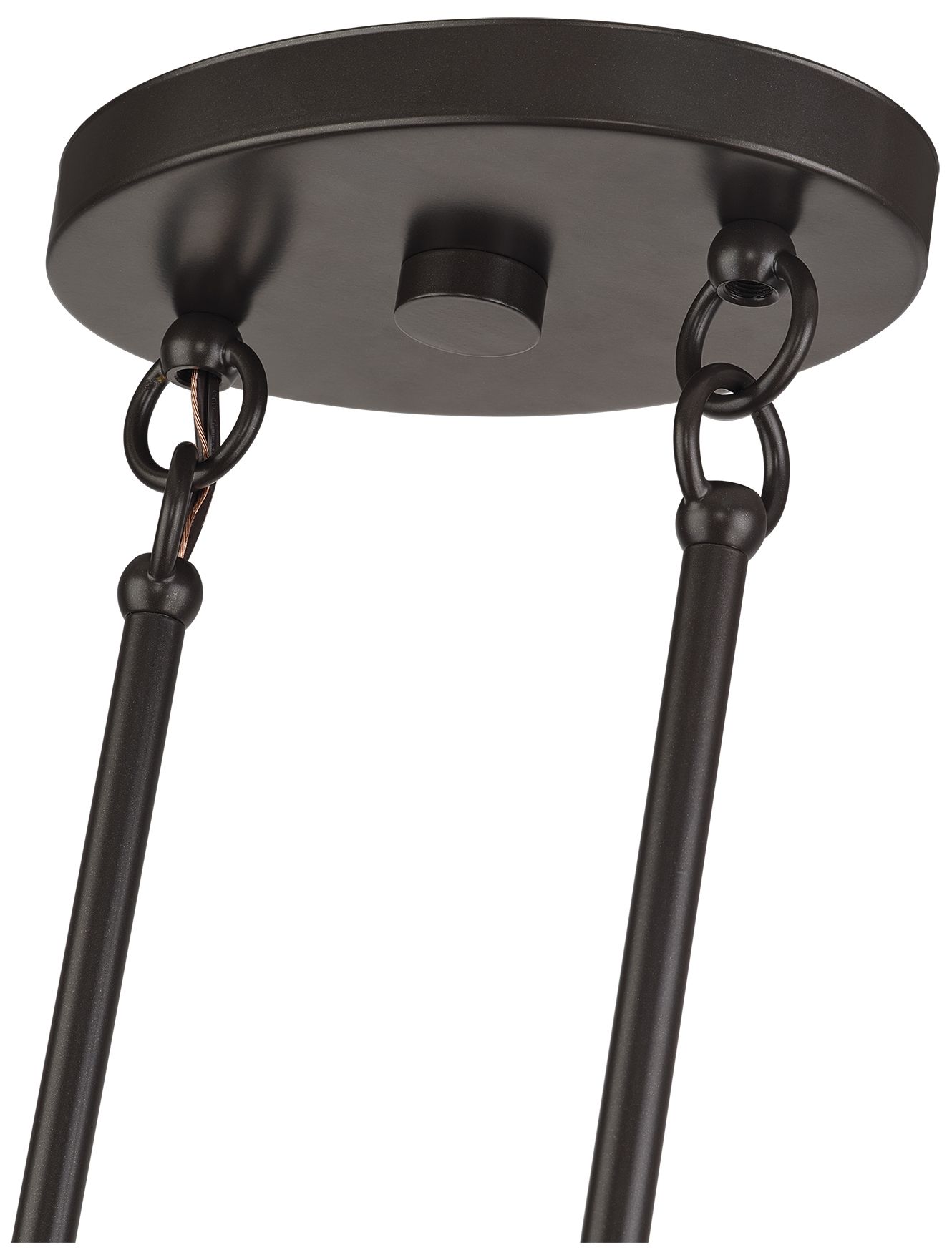 Acordia 3 Light English Bronze Extra Large Linear Chandelier